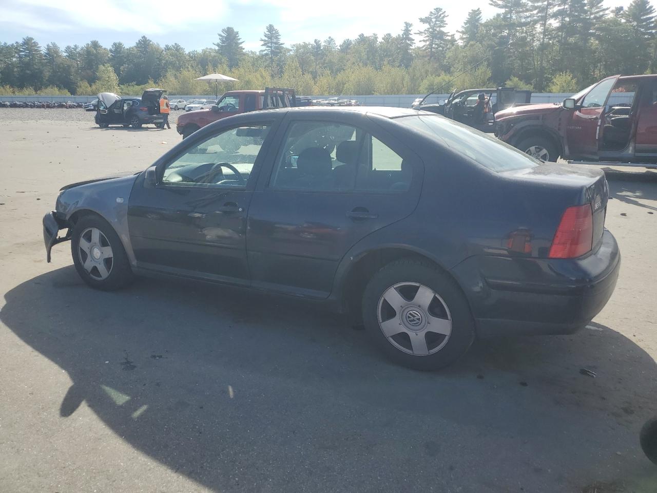 1999 Volkswagen Jetta Gls Black vin: 3VWSC29M2XM012981