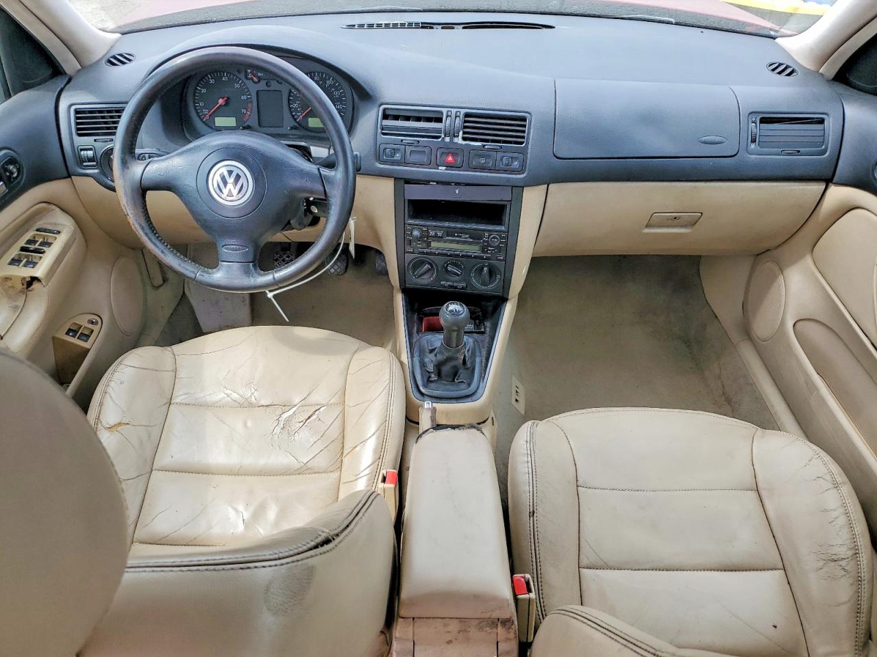 2000 Volkswagen Jetta Gls Red vin: 3VWSC29M2YM104254