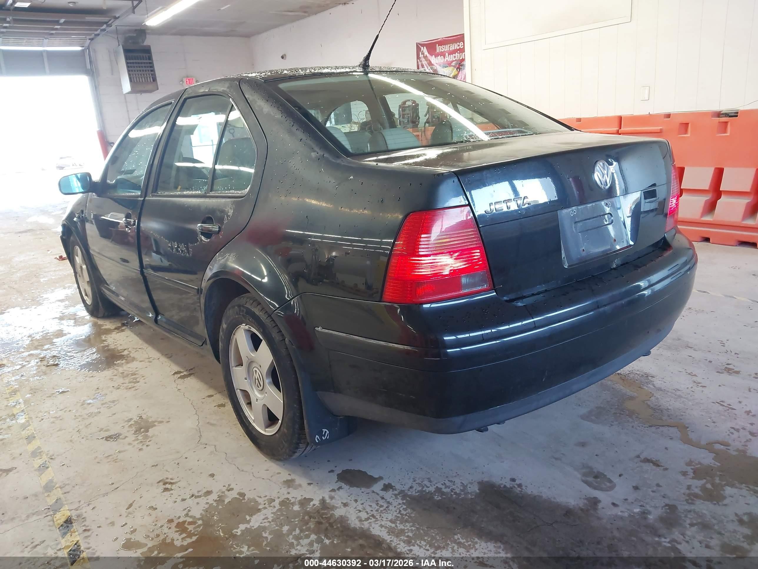 2000 Volkswagen Jetta Gls Black vin: 3VWSC29M3YM000808