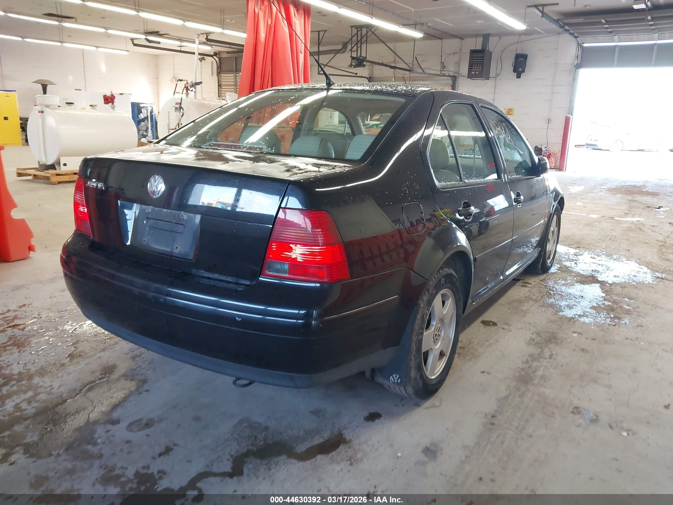 2000 Volkswagen Jetta Gls Black vin: 3VWSC29M3YM000808