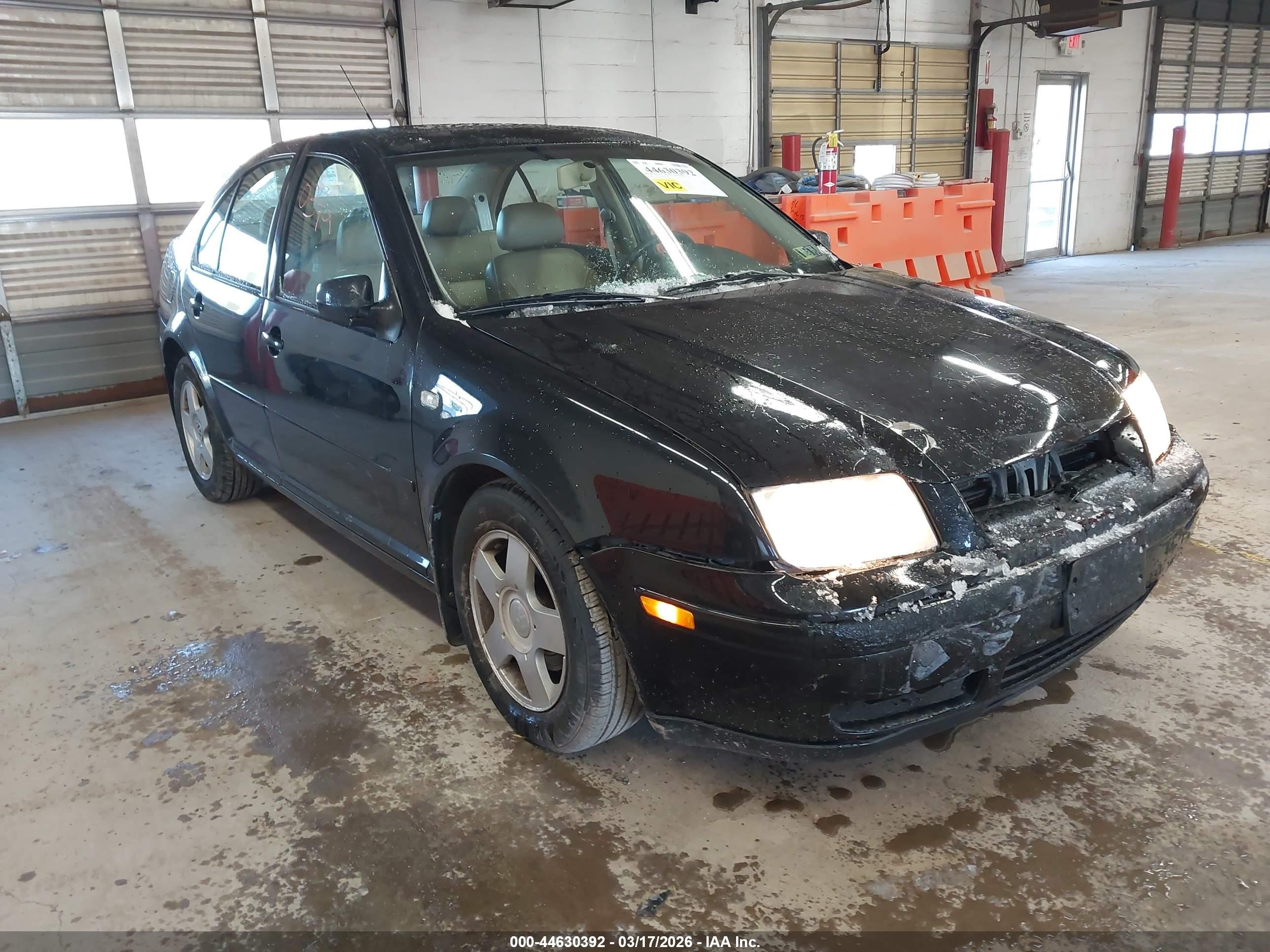 2000 Volkswagen Jetta Gls Black vin: 3VWSC29M3YM000808
