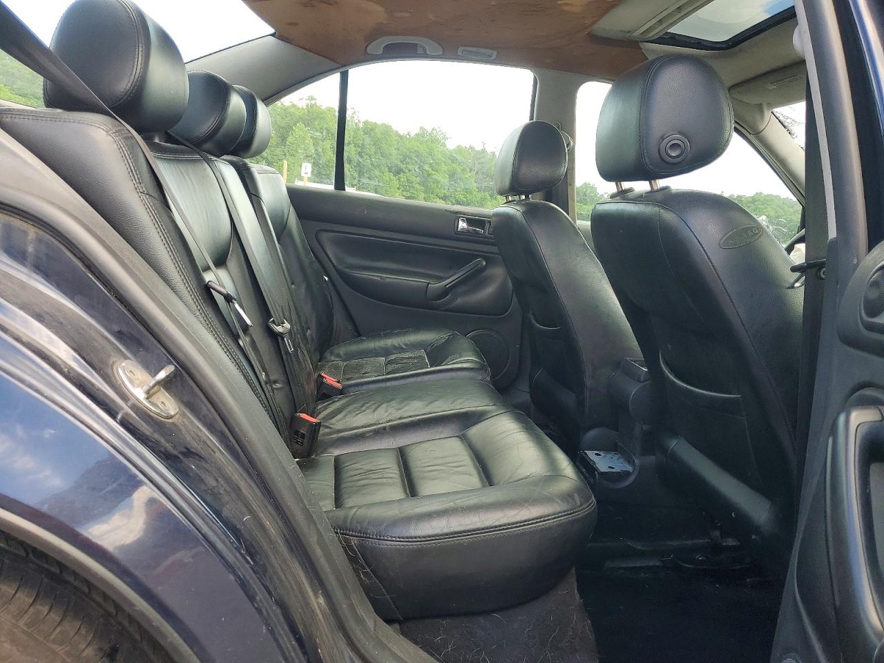 2000 Volkswagen Jetta Gls Blue vin: 3VWSC29M4YM104742