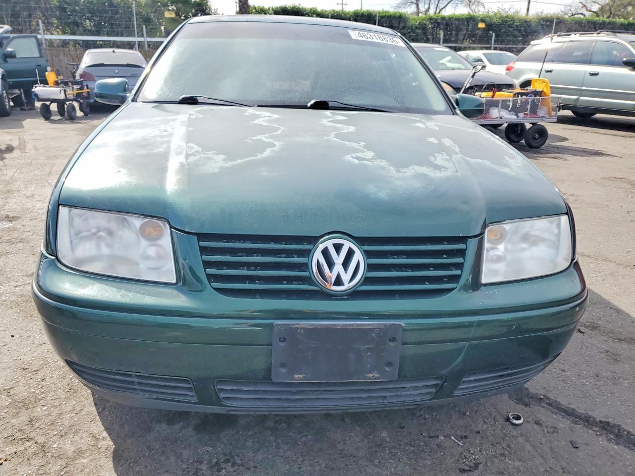 1999 Volkswagen Jetta Gls Green vin: 3VWSC29M5XM030200