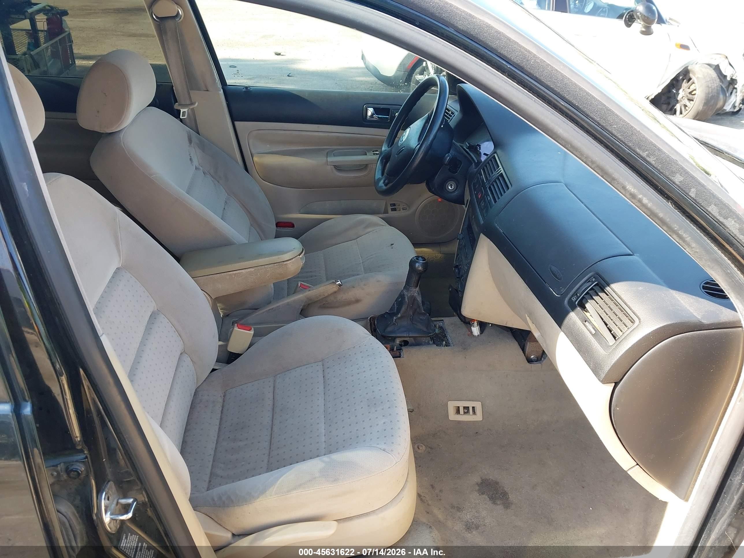 2000 Volkswagen Jetta Gls Black vin: 3VWSC29M6YM098166