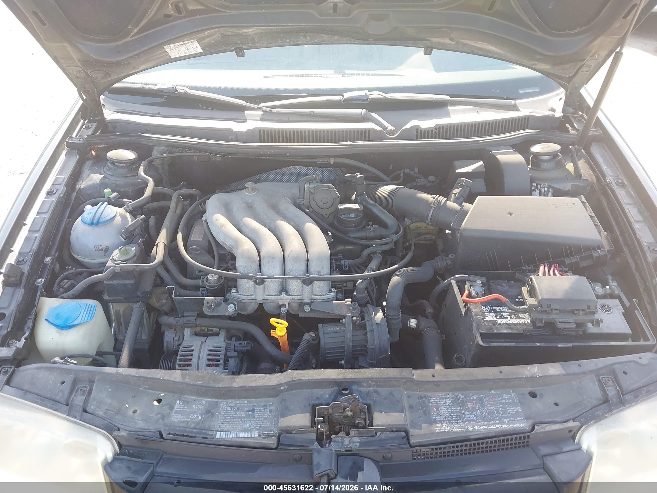 2000 Volkswagen Jetta Gls Black vin: 3VWSC29M6YM098166