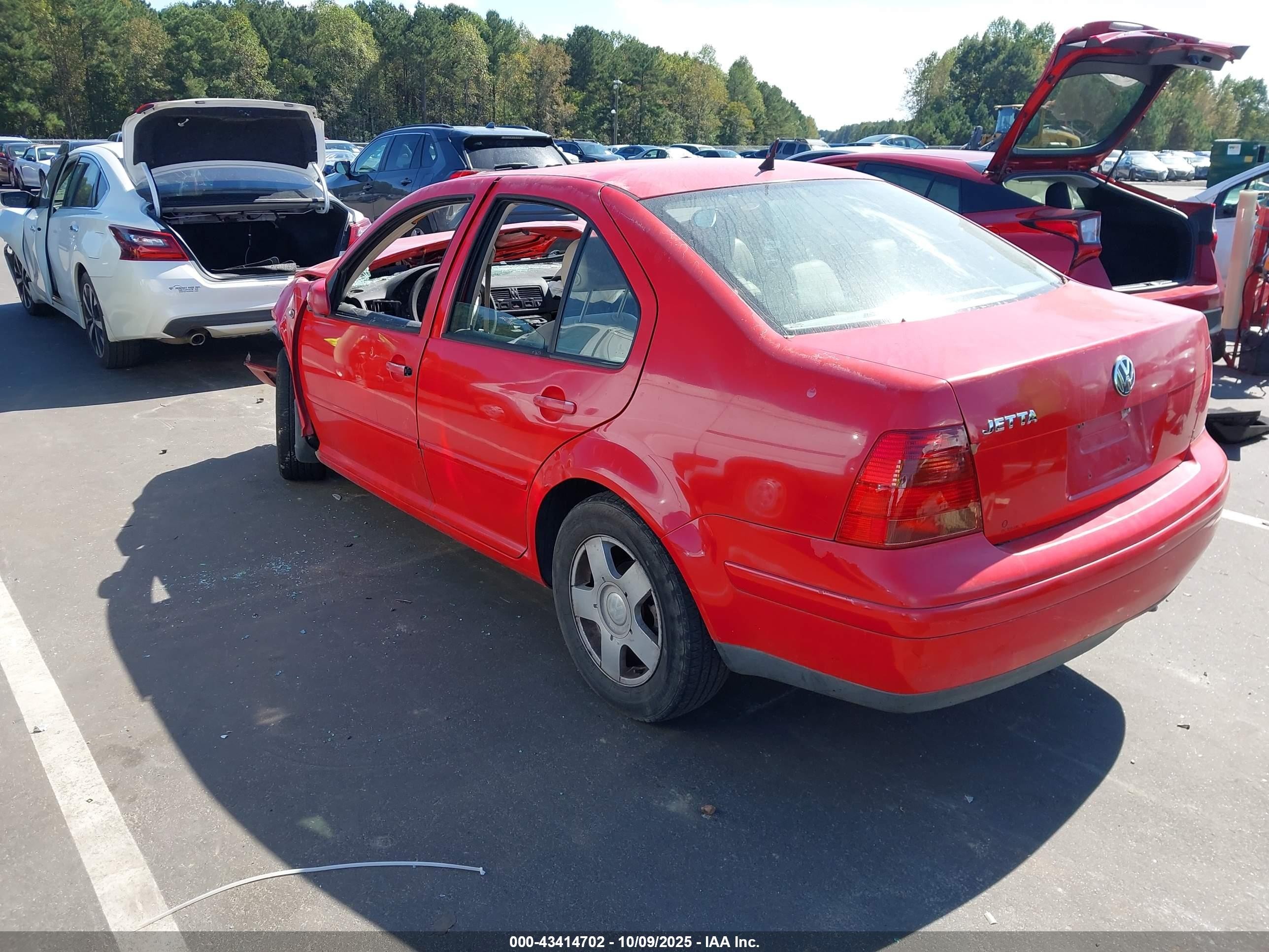 2000 Volkswagen Jetta Gls Красный vin: 3VWSC29M7YM120711
