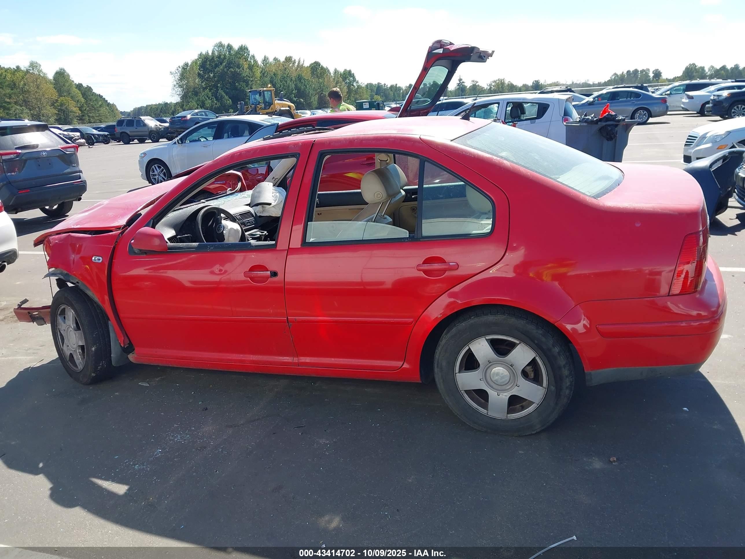 2000 Volkswagen Jetta Gls Красный vin: 3VWSC29M7YM120711
