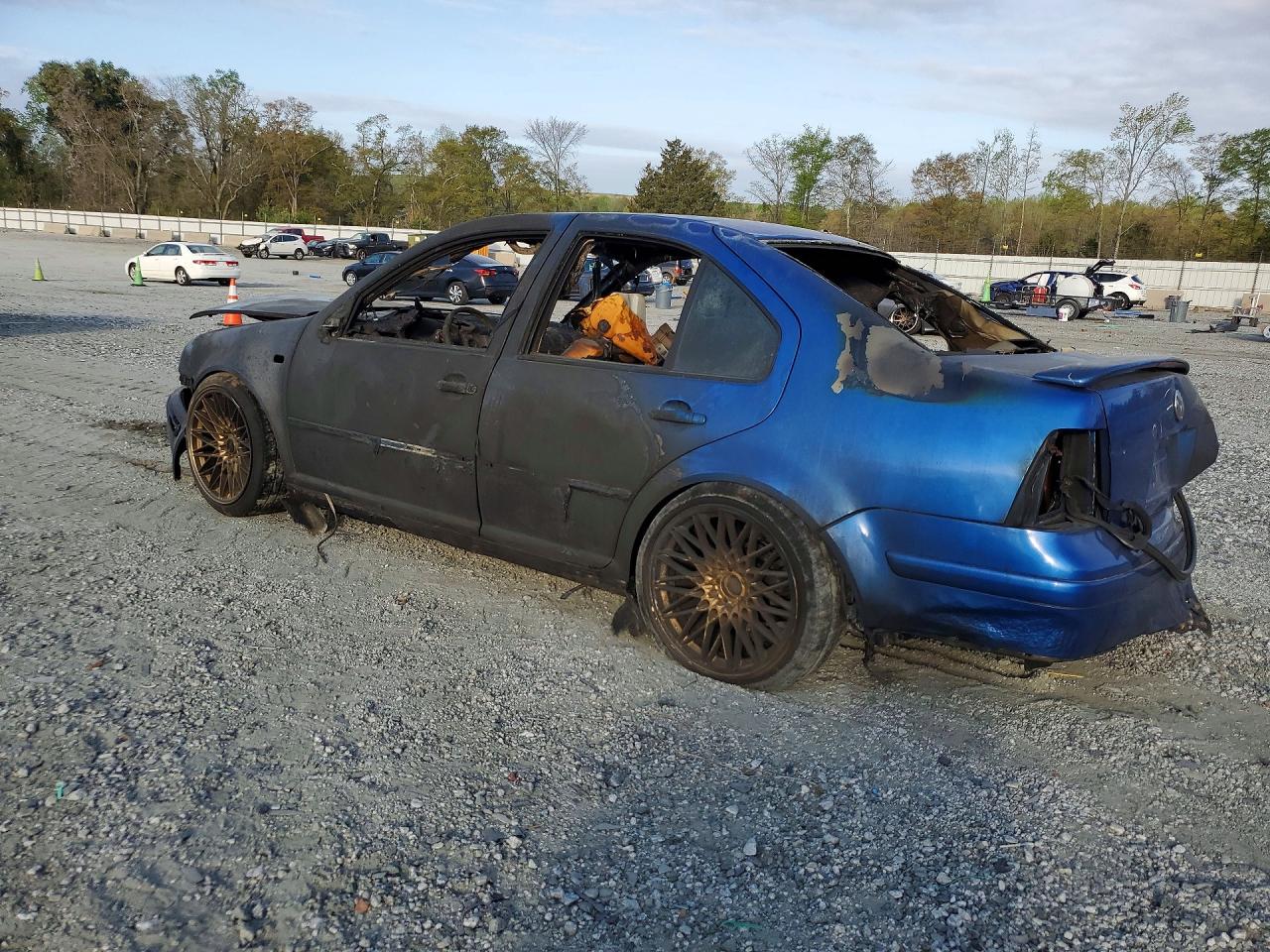 2001 Volkswagen Jetta Blue vin: 3VWSC29M91M078791