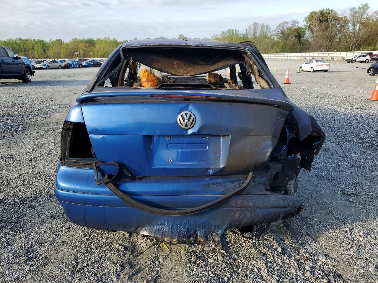 2001 Volkswagen Jetta Blue vin: 3VWSC29M91M078791
