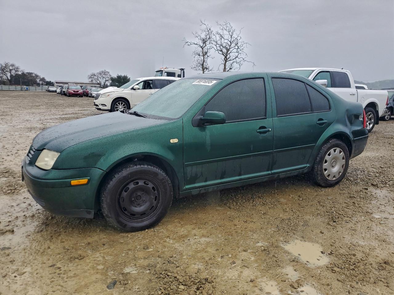 1999 Volkswagen Jetta Gls Green vin: 3VWSC29M9XM030426