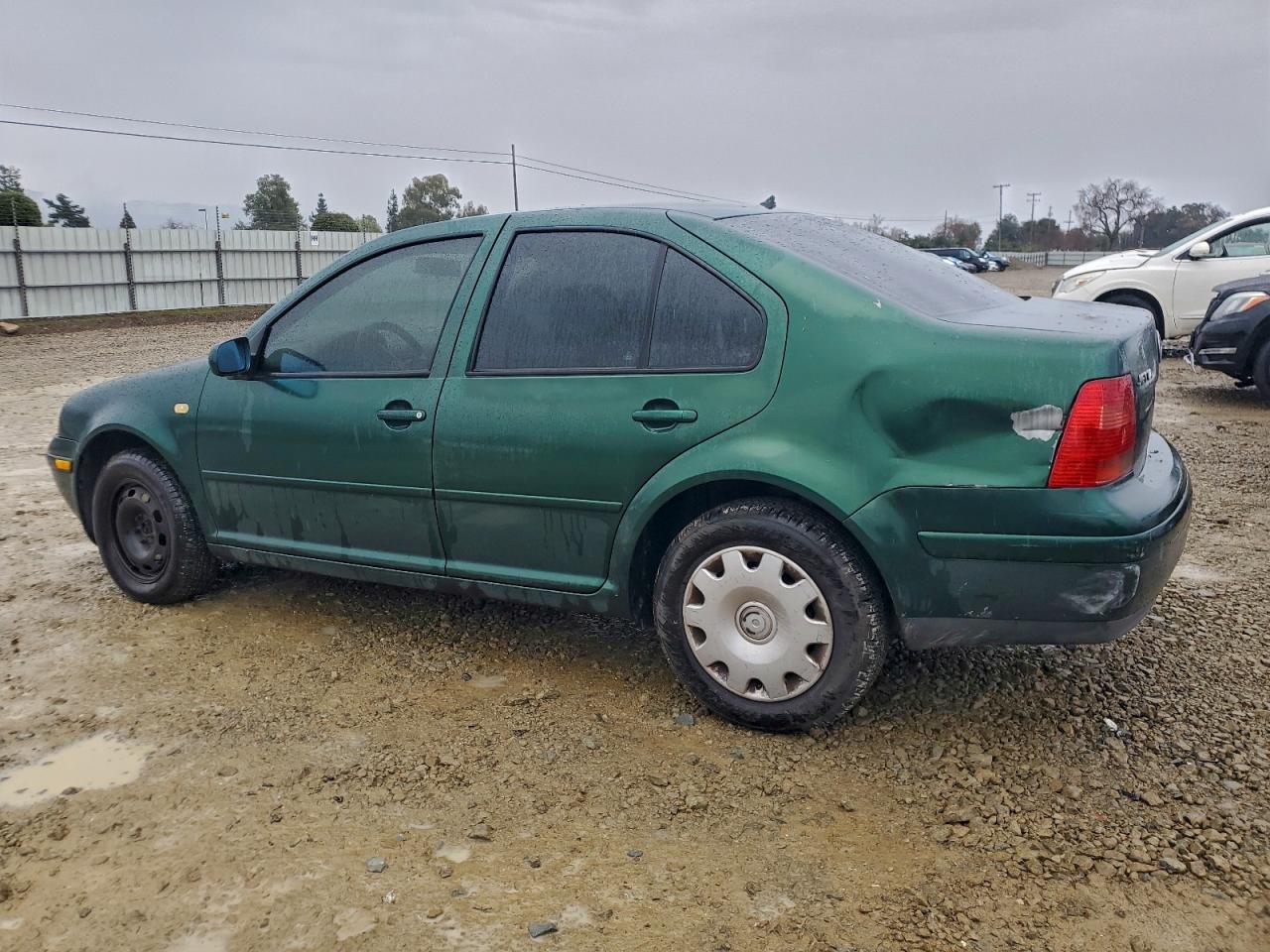 1999 Volkswagen Jetta Gls Green vin: 3VWSC29M9XM030426
