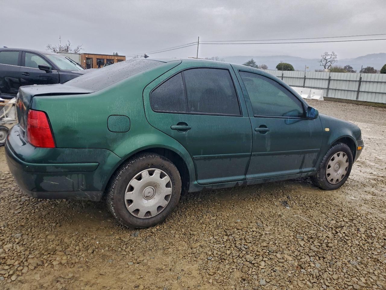 1999 Volkswagen Jetta Gls Green vin: 3VWSC29M9XM030426