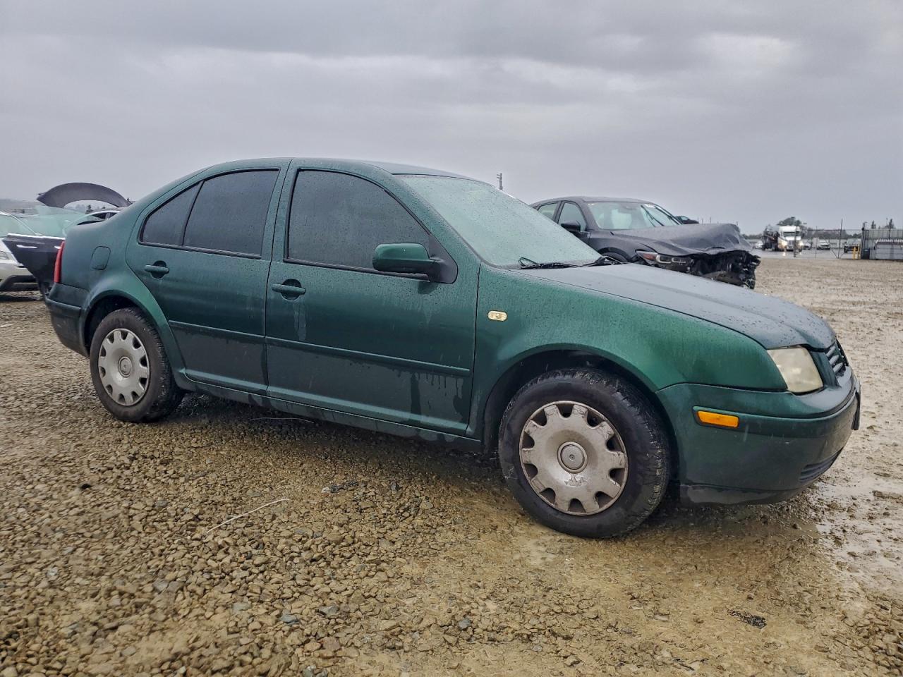 1999 Volkswagen Jetta Gls Green vin: 3VWSC29M9XM030426