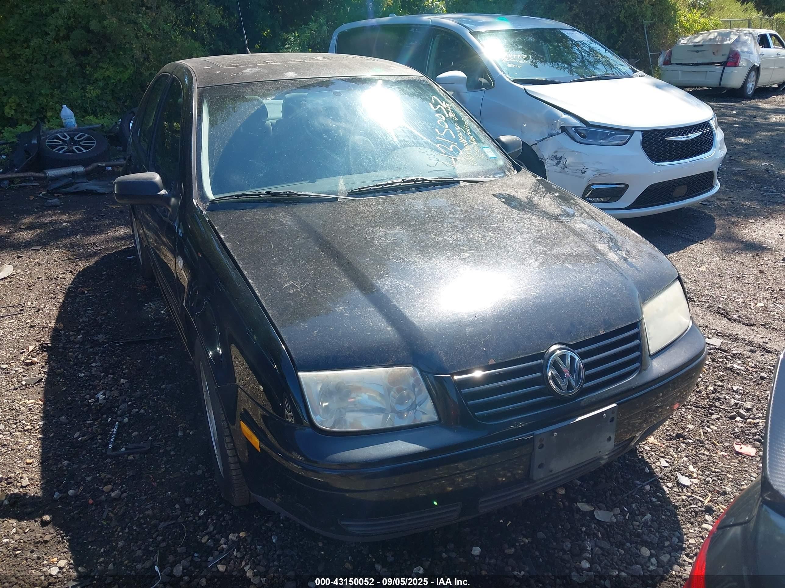2000 Volkswagen Jetta Gls Black vin: 3VWSC29M9YM169277