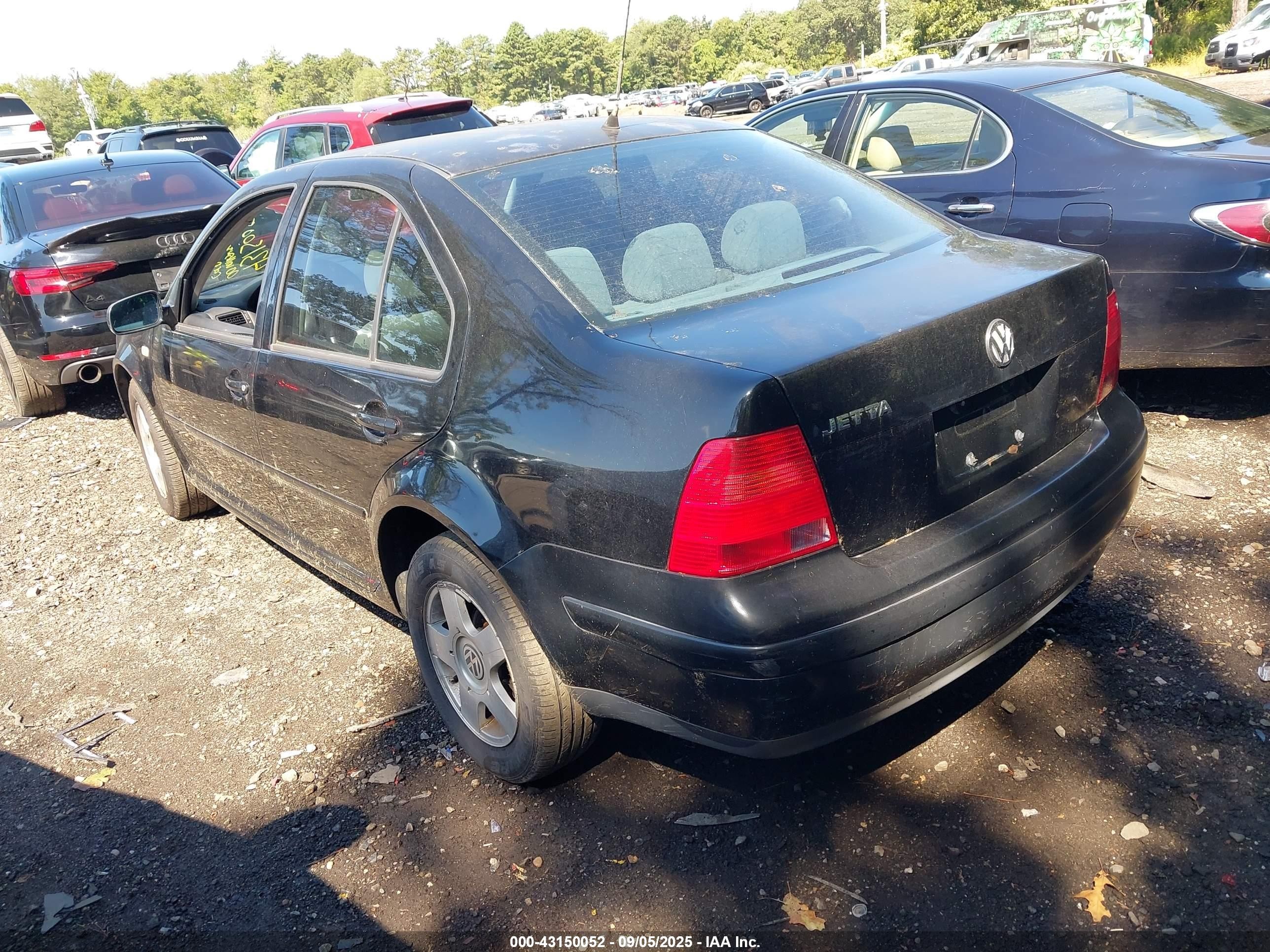 2000 Volkswagen Jetta Gls Black vin: 3VWSC29M9YM169277