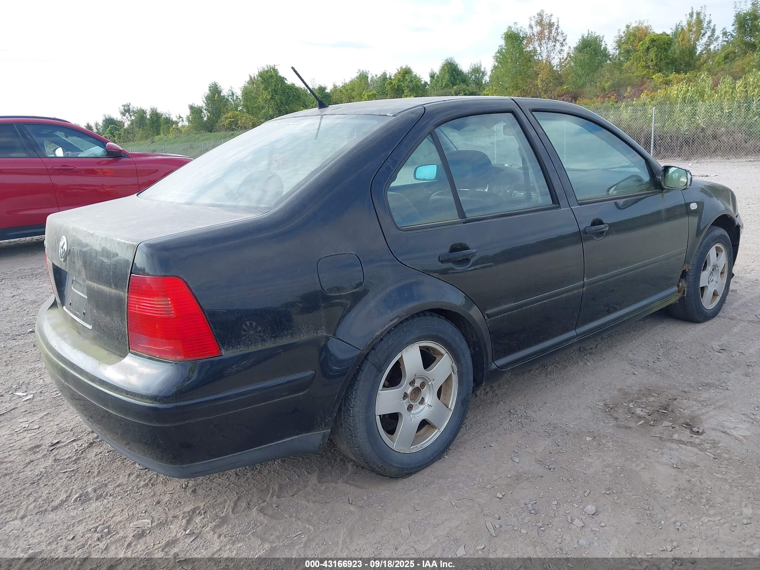 2000 Volkswagen Jetta Gls Black vin: 3VWSC29MXYM174066