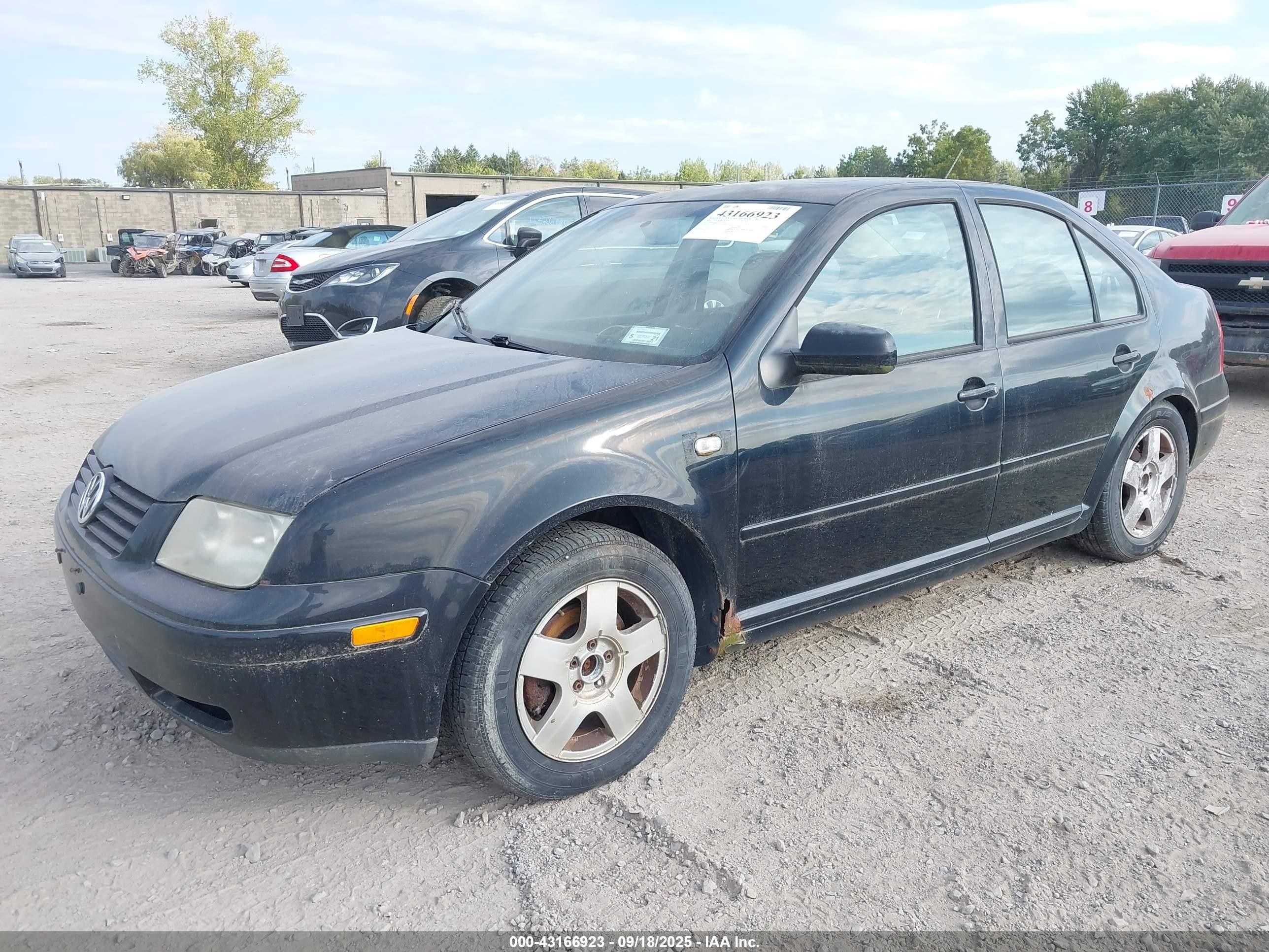 2000 Volkswagen Jetta Gls Black vin: 3VWSC29MXYM174066