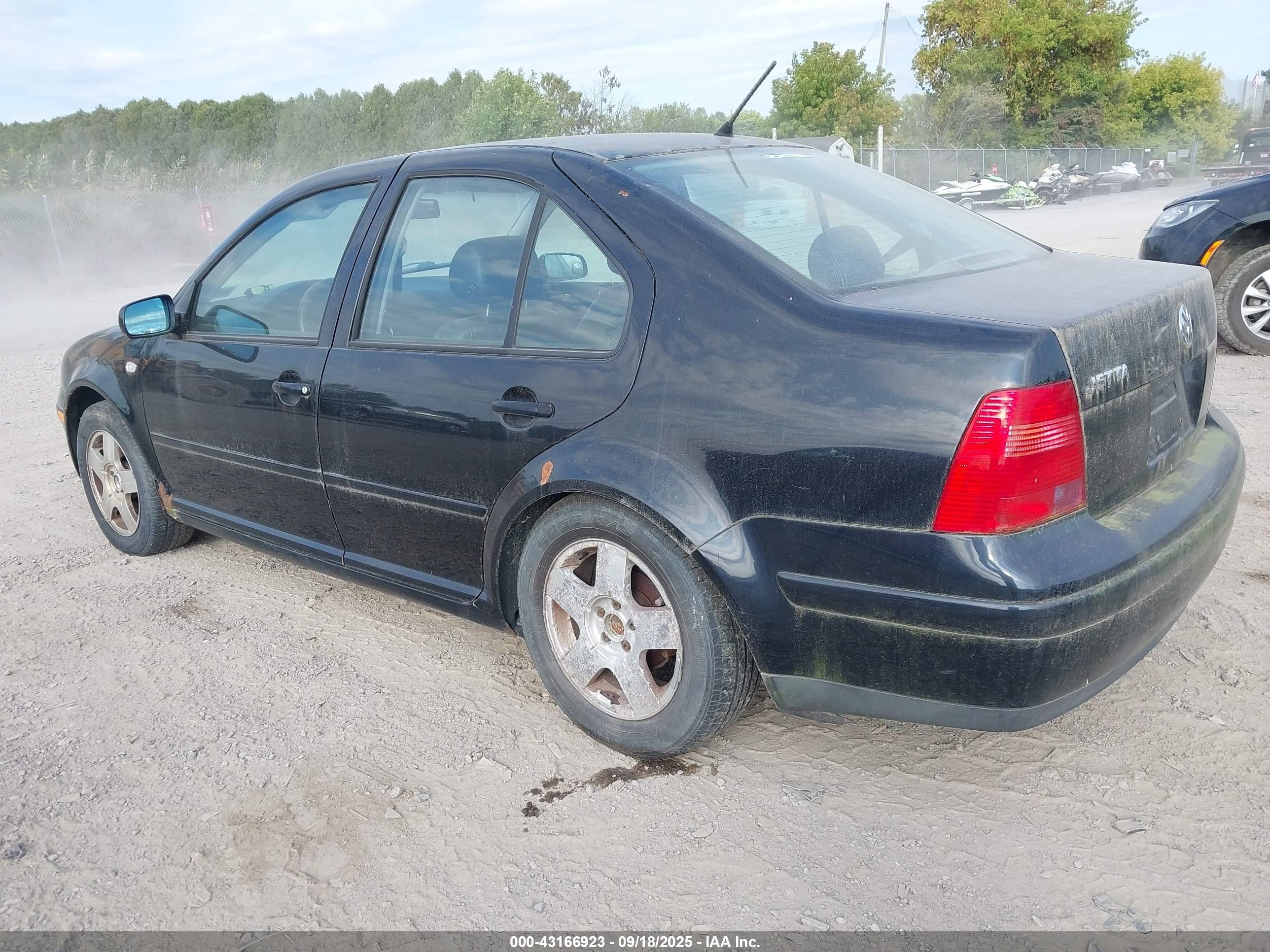 2000 Volkswagen Jetta Gls Black vin: 3VWSC29MXYM174066