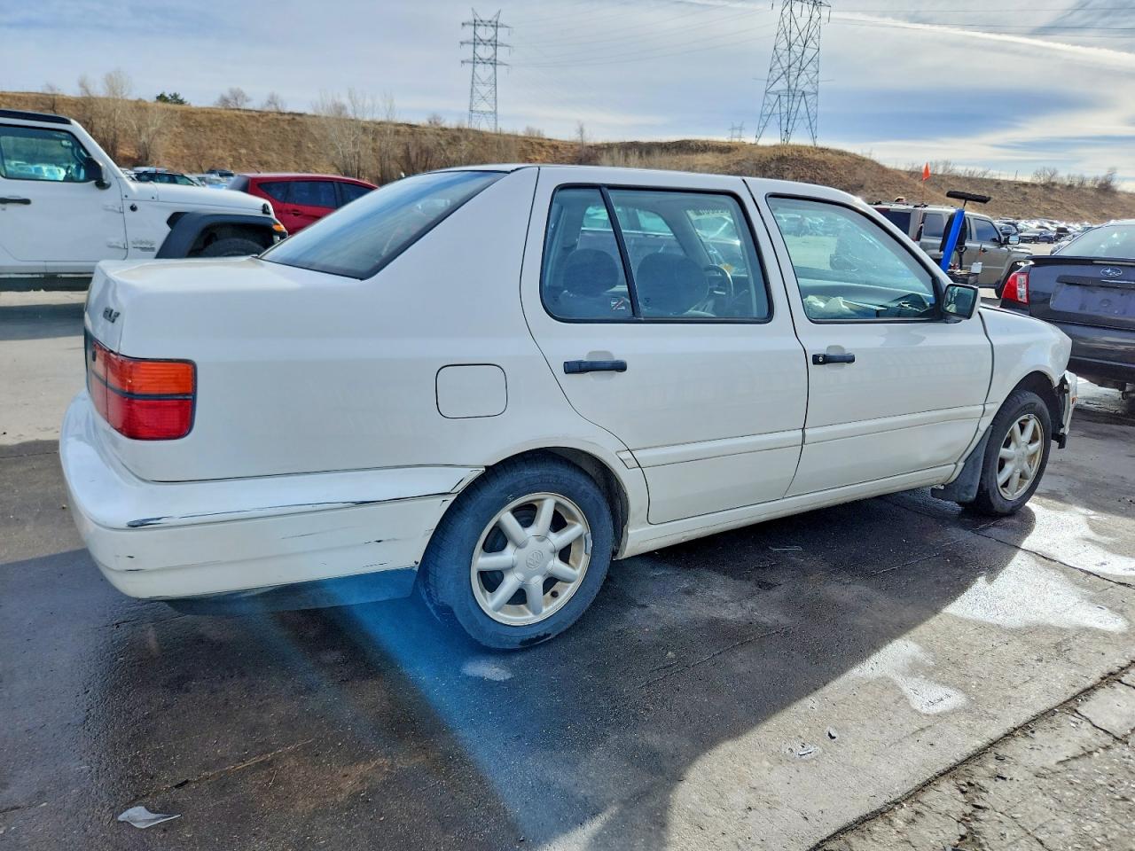 1995 Volkswagen Jetta Iii Gls White vin: 3VWSC81H4SM069094