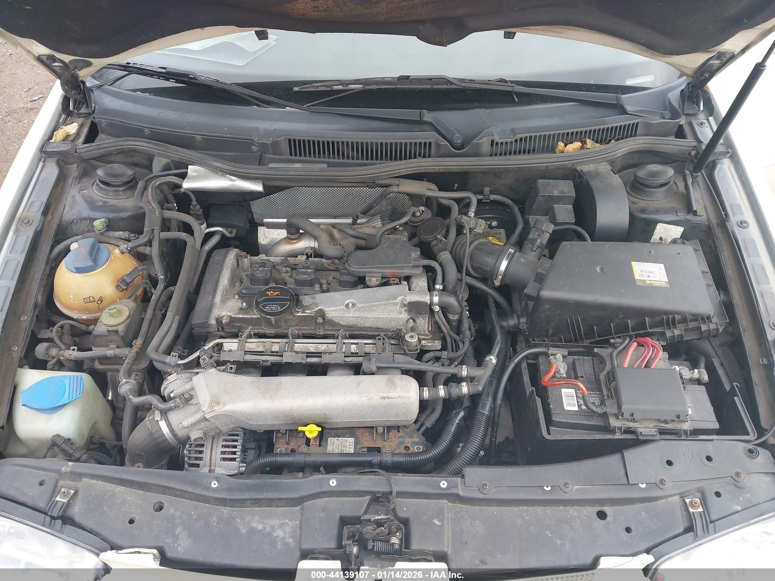 2000 Volkswagen Jetta Gls 1.8l Turbo White vin: 3VWSD29MXYM119212
