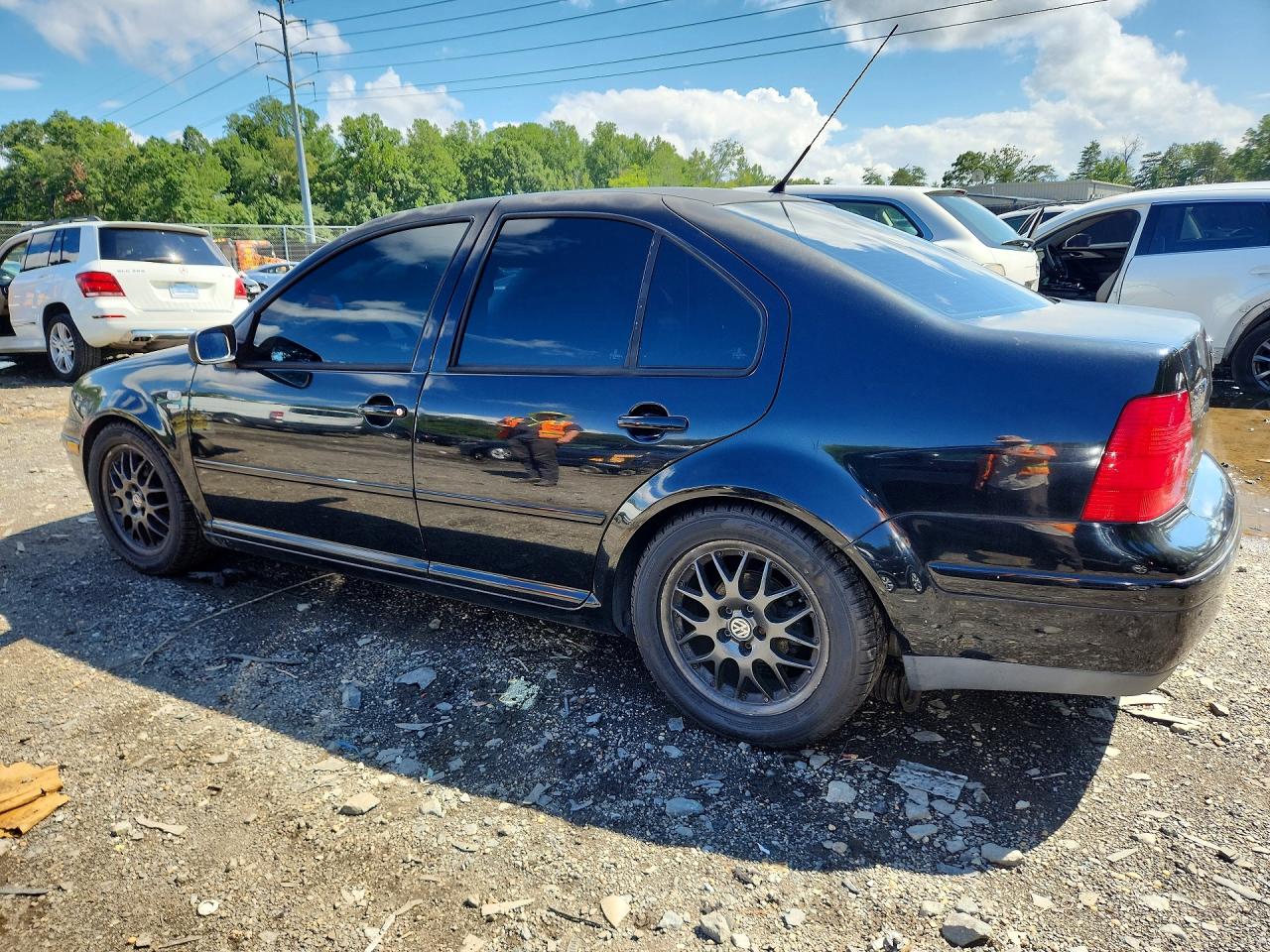 2001 Volkswagen Jetta Gls Черный vin: 3VWSD69M51M211311