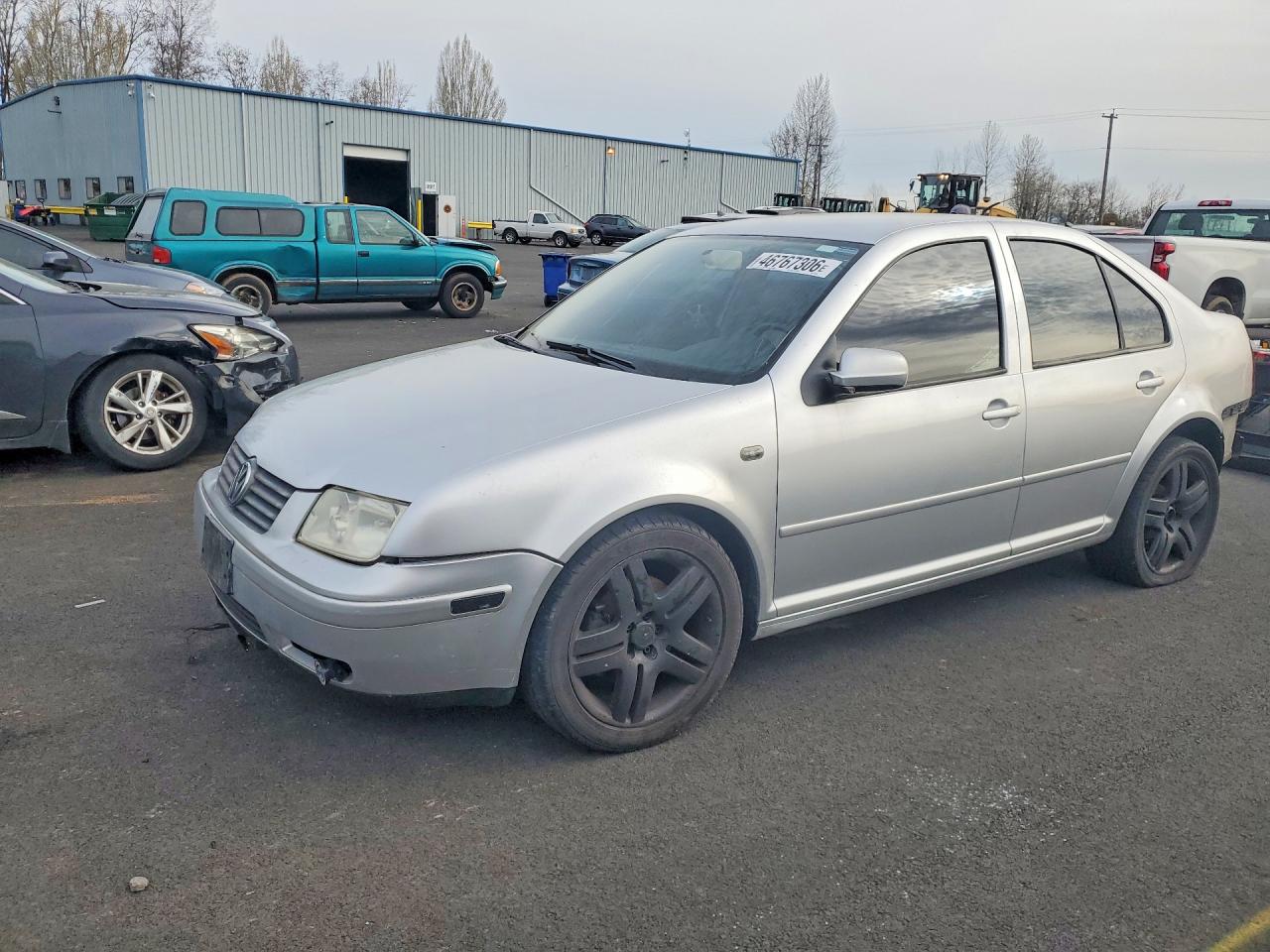 1999 Volkswagen Jetta Gls Silver vin: 3VWSE29M1XM053256