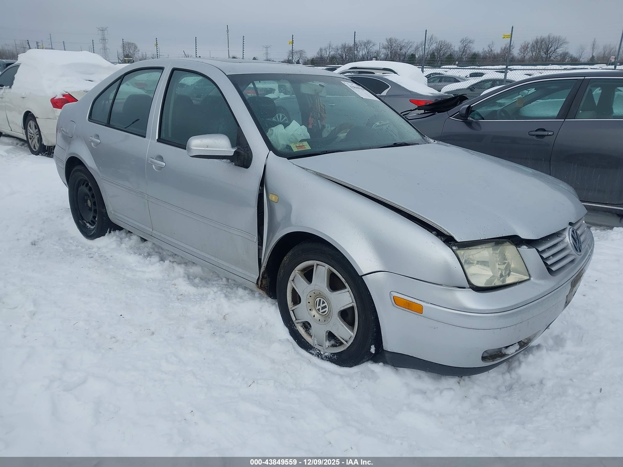 2000 Volkswagen Jetta Gls Vr6 Silver vin: 3VWSE29M2YM014709