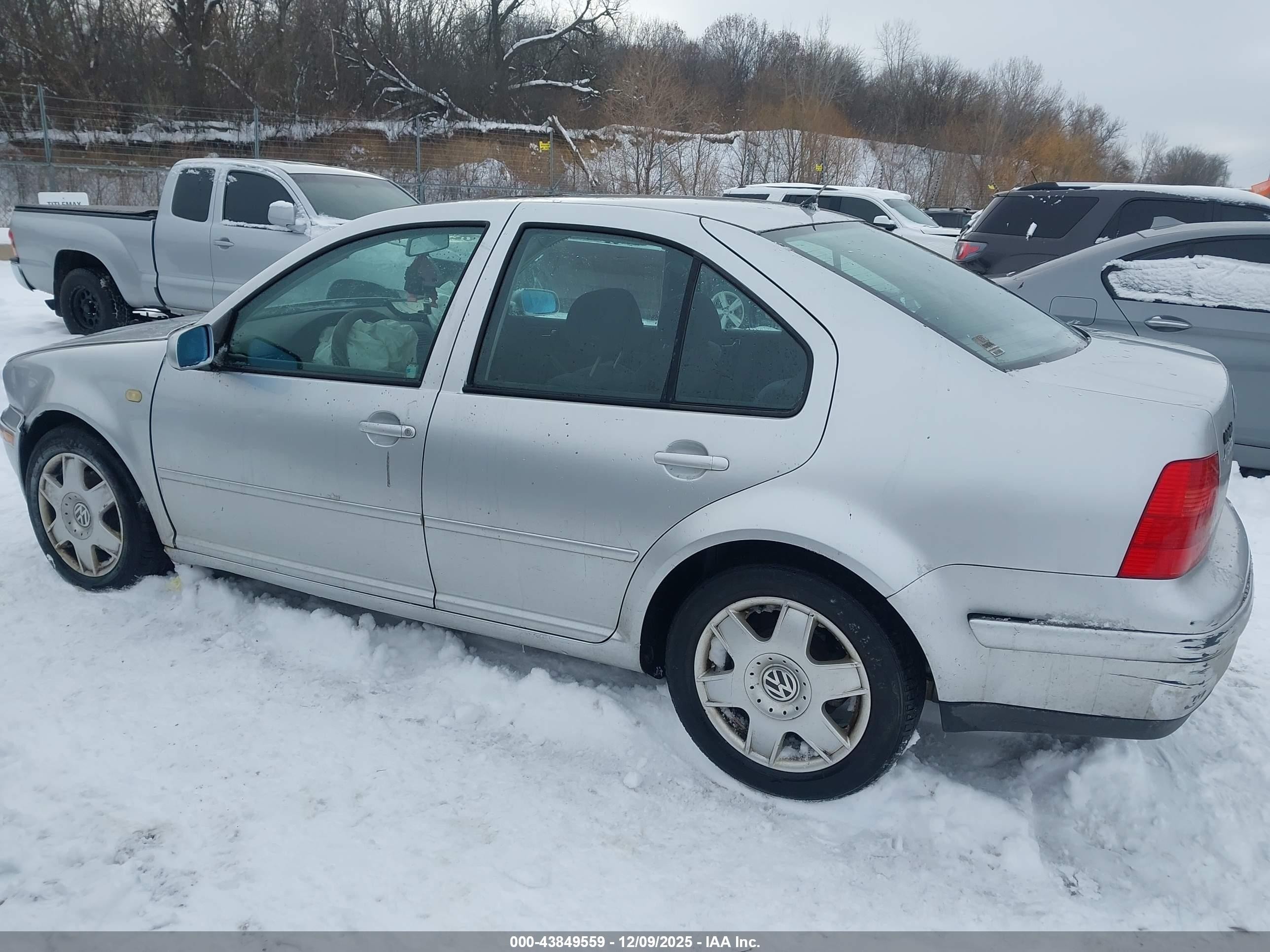2000 Volkswagen Jetta Gls Vr6 Silver vin: 3VWSE29M2YM014709