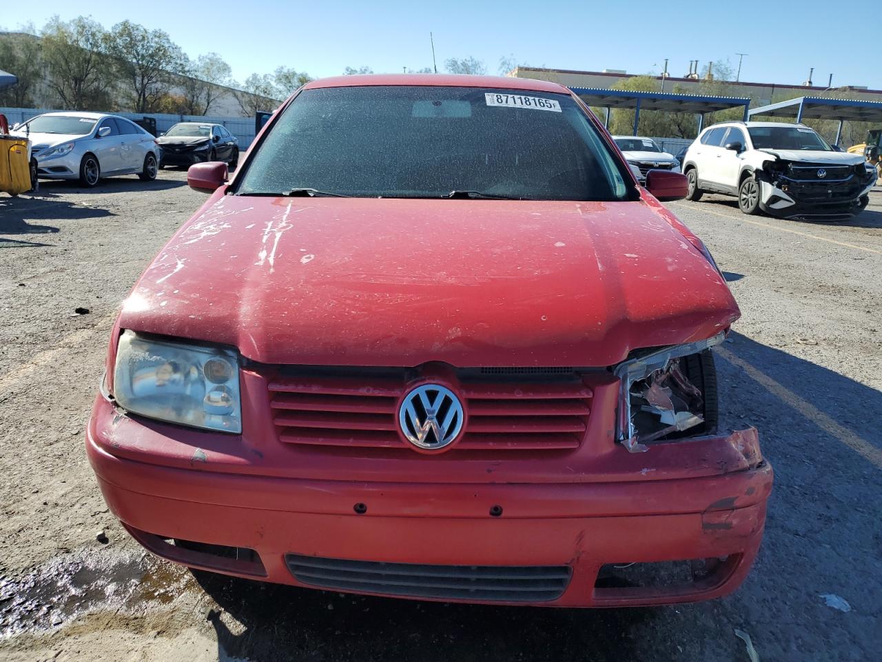 2000 Volkswagen Jetta Gls Red vin: 3VWSE29M2YM065045