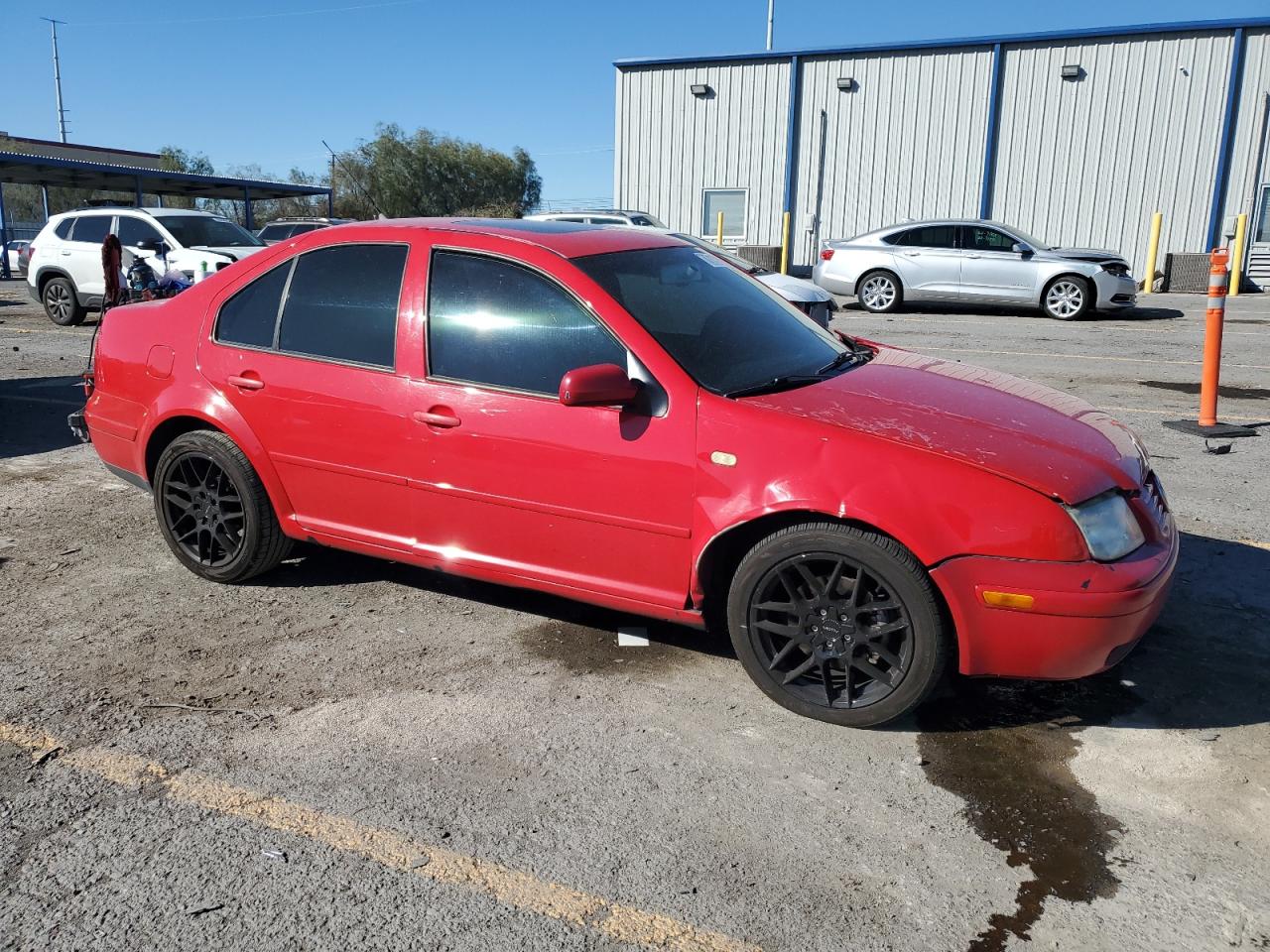 2000 Volkswagen Jetta Gls Red vin: 3VWSE29M2YM065045