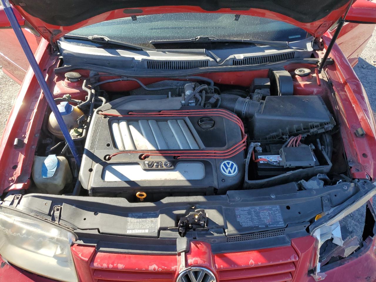 2000 Volkswagen Jetta Gls Red vin: 3VWSE29M2YM065045