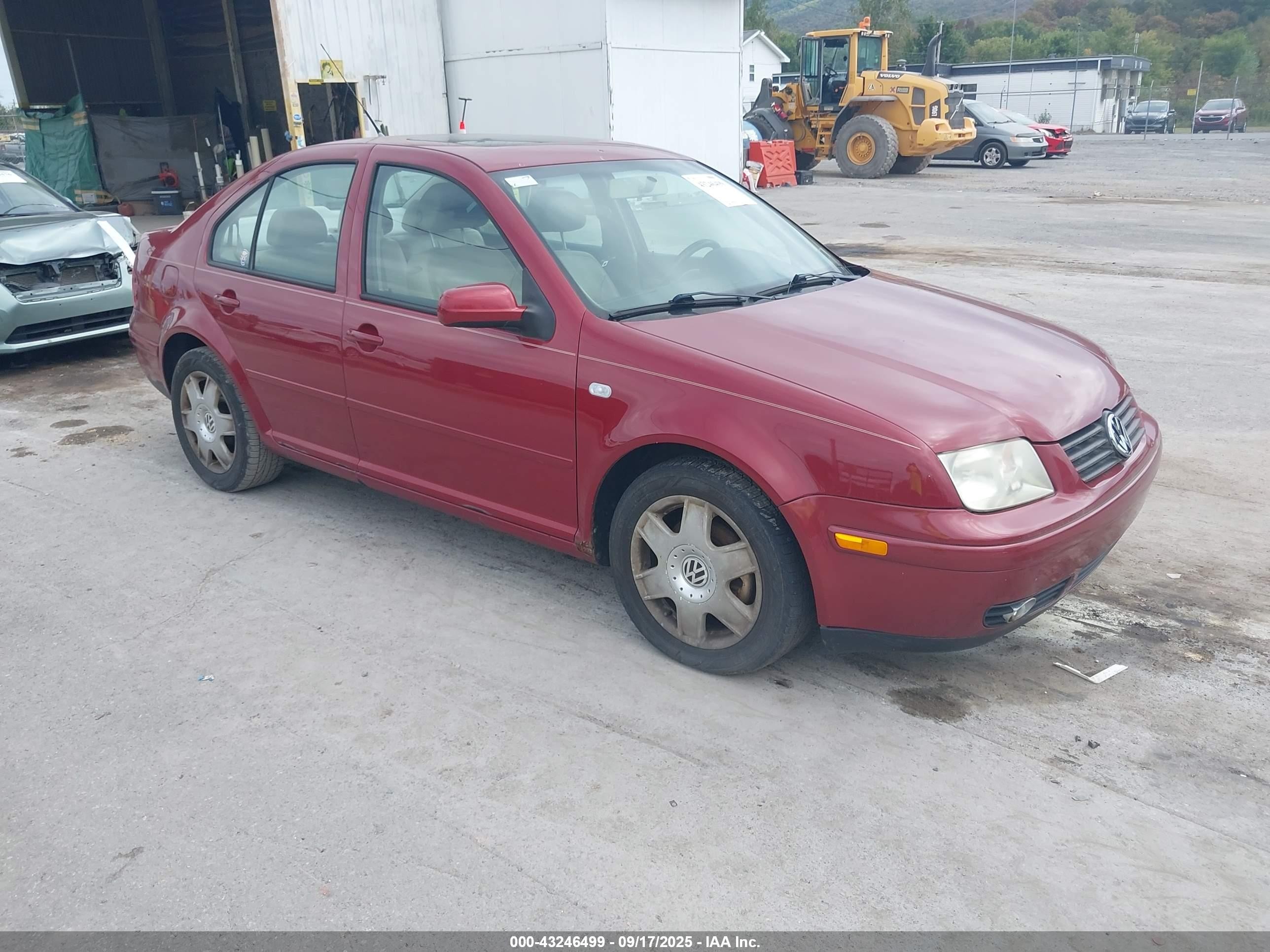 2000 Volkswagen Jetta Gls Vr6 Red vin: 3VWSE29M5YM024554