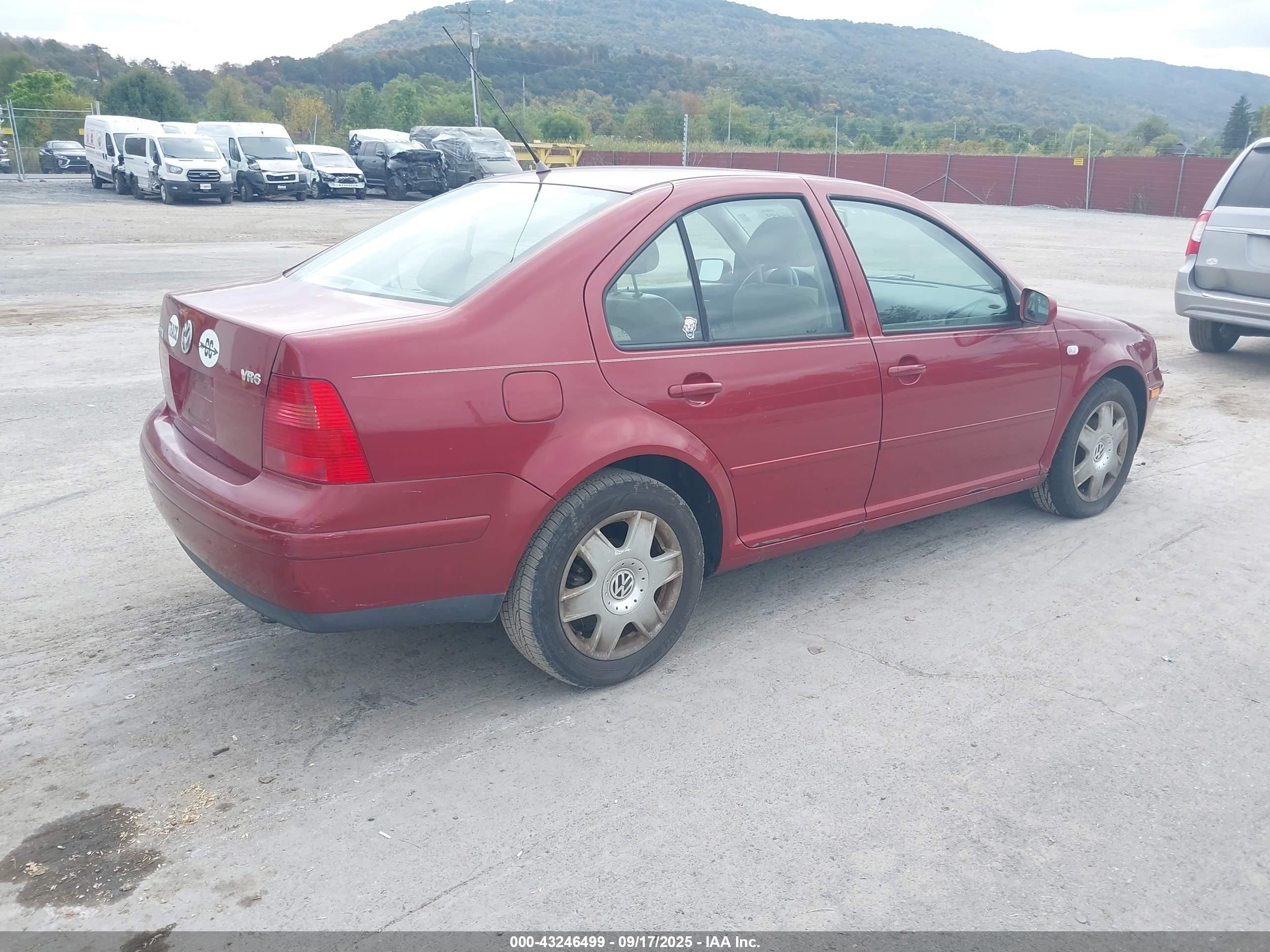 2000 Volkswagen Jetta Gls Vr6 Красный vin: 3VWSE29M5YM024554