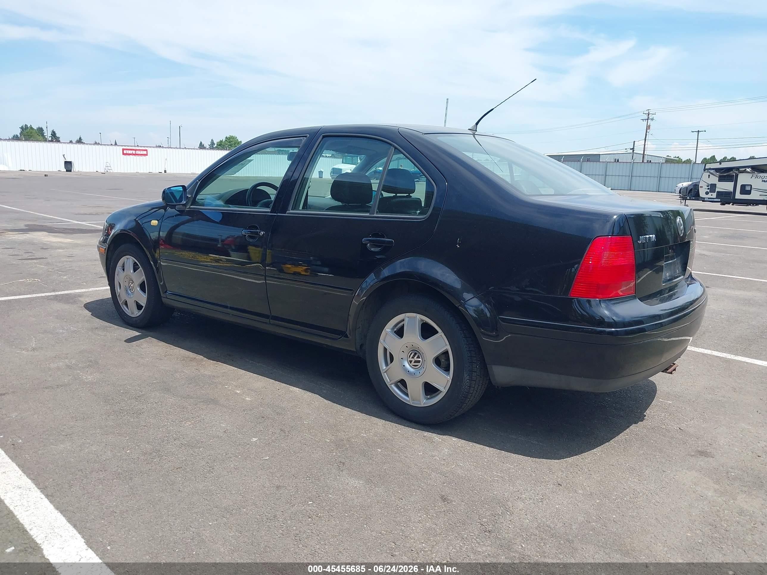 2000 Volkswagen Jetta Gls Vr6 Black vin: 3VWSE29M7YM007545