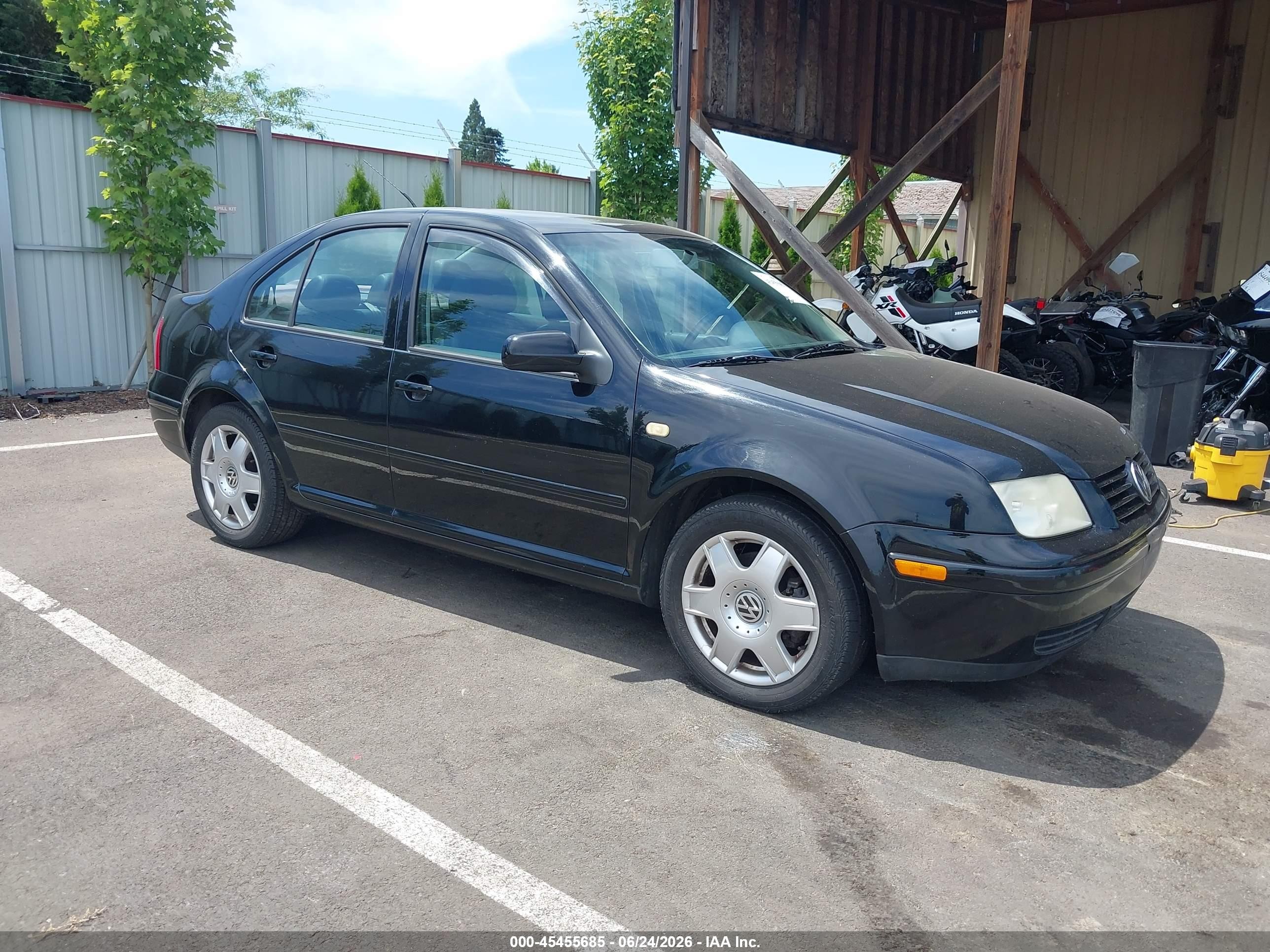 2000 Volkswagen Jetta Gls Vr6 Black vin: 3VWSE29M7YM007545