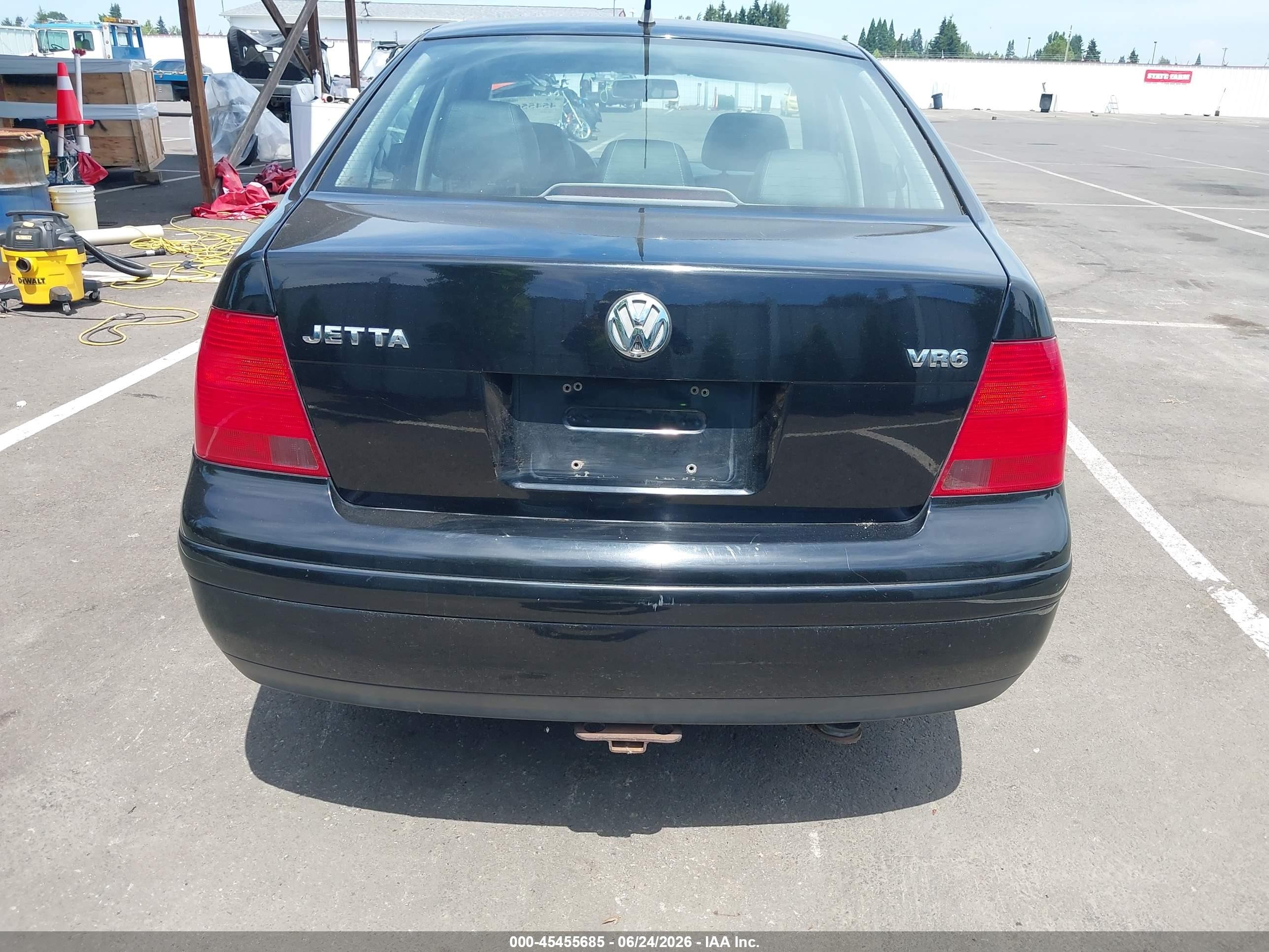 2000 Volkswagen Jetta Gls Vr6 Black vin: 3VWSE29M7YM007545