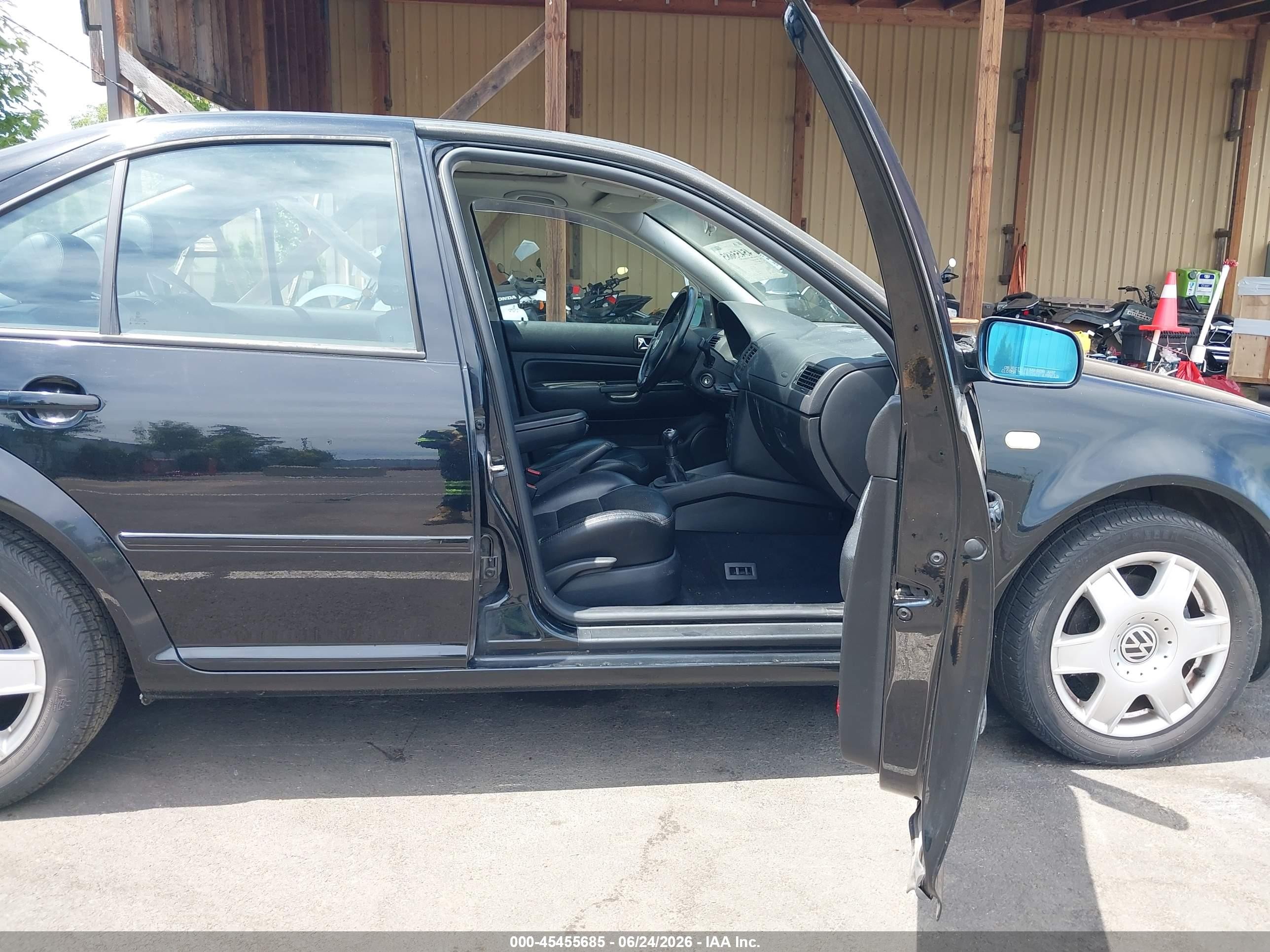 2000 Volkswagen Jetta Gls Vr6 Black vin: 3VWSE29M7YM007545