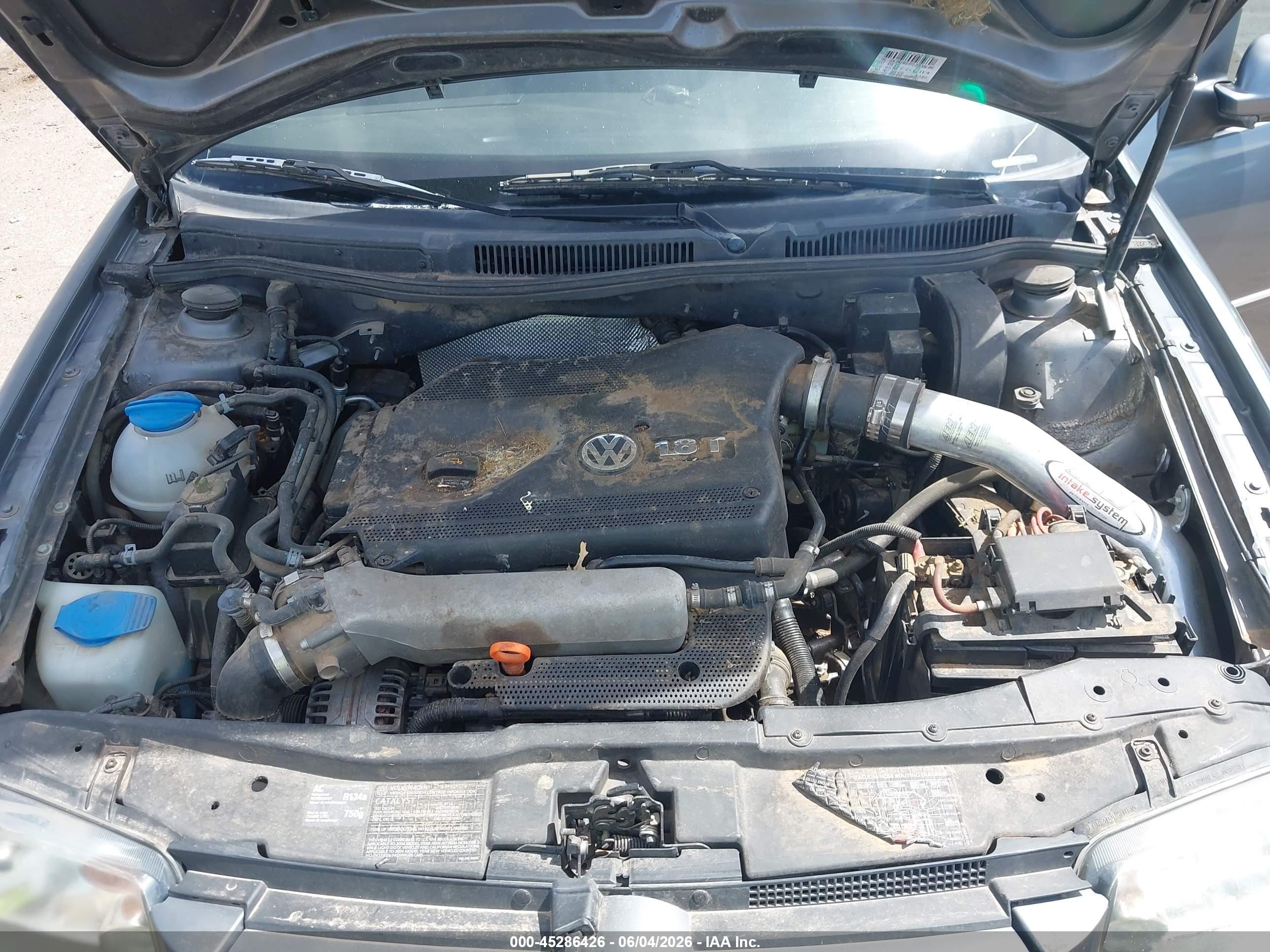 2004 Volkswagen Jetta Gls Серый vin: 3VWSE69M74M147516