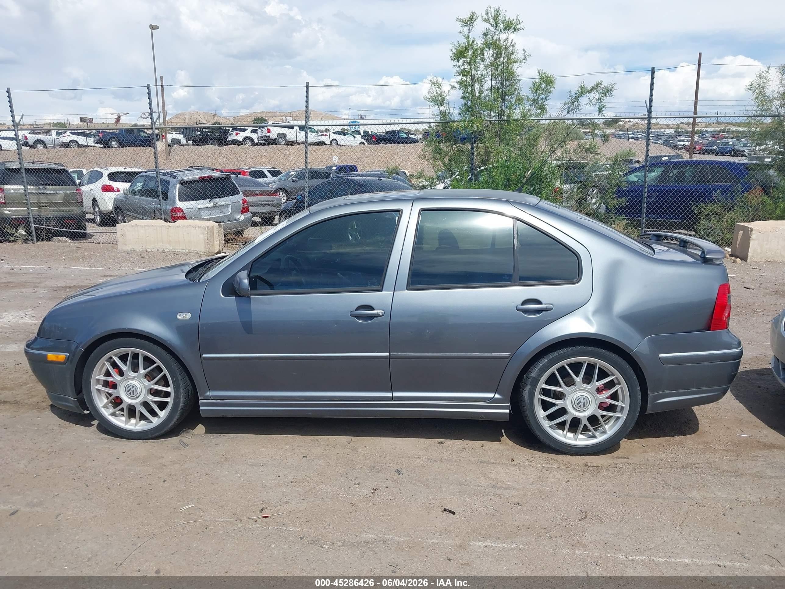2004 Volkswagen Jetta Gls Серый vin: 3VWSE69M74M147516