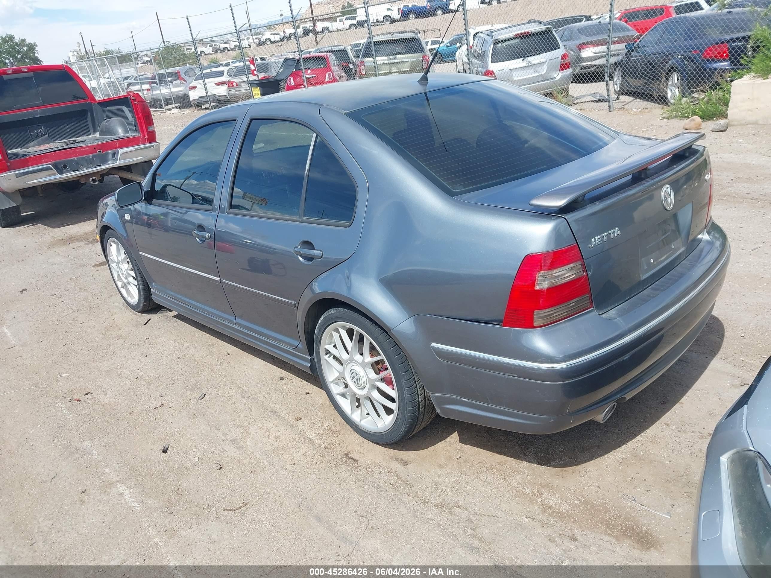2004 Volkswagen Jetta Gls Серый vin: 3VWSE69M74M147516
