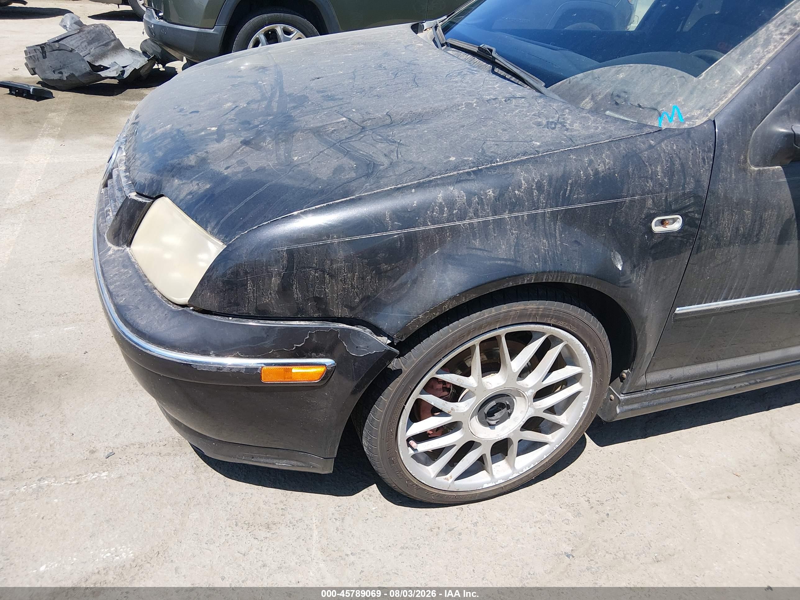 2005 Volkswagen Jetta Gli 1.8t Dark Blue vin: 3VWSE69M55M057282