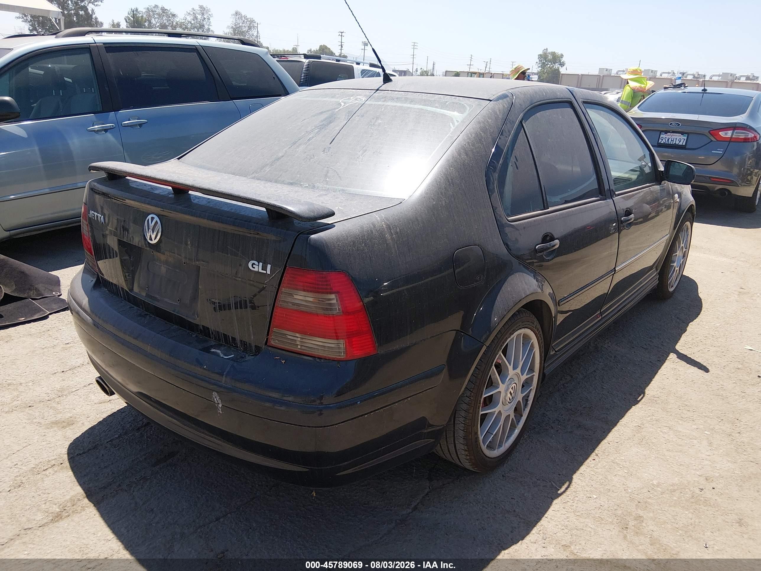 2005 Volkswagen Jetta Gli 1.8t Dark Blue vin: 3VWSE69M55M057282