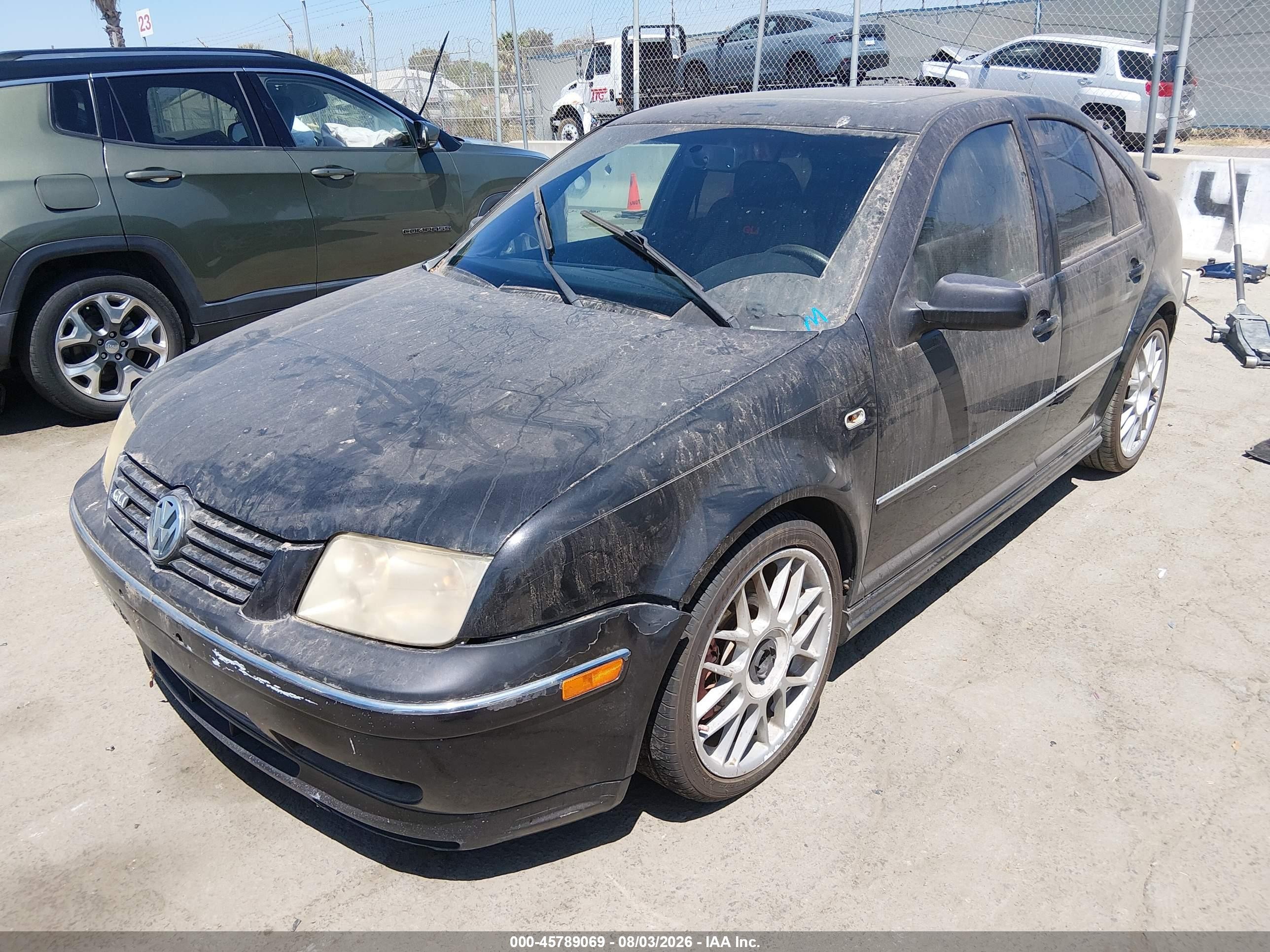 2005 Volkswagen Jetta Gli 1.8t Dark Blue vin: 3VWSE69M55M057282