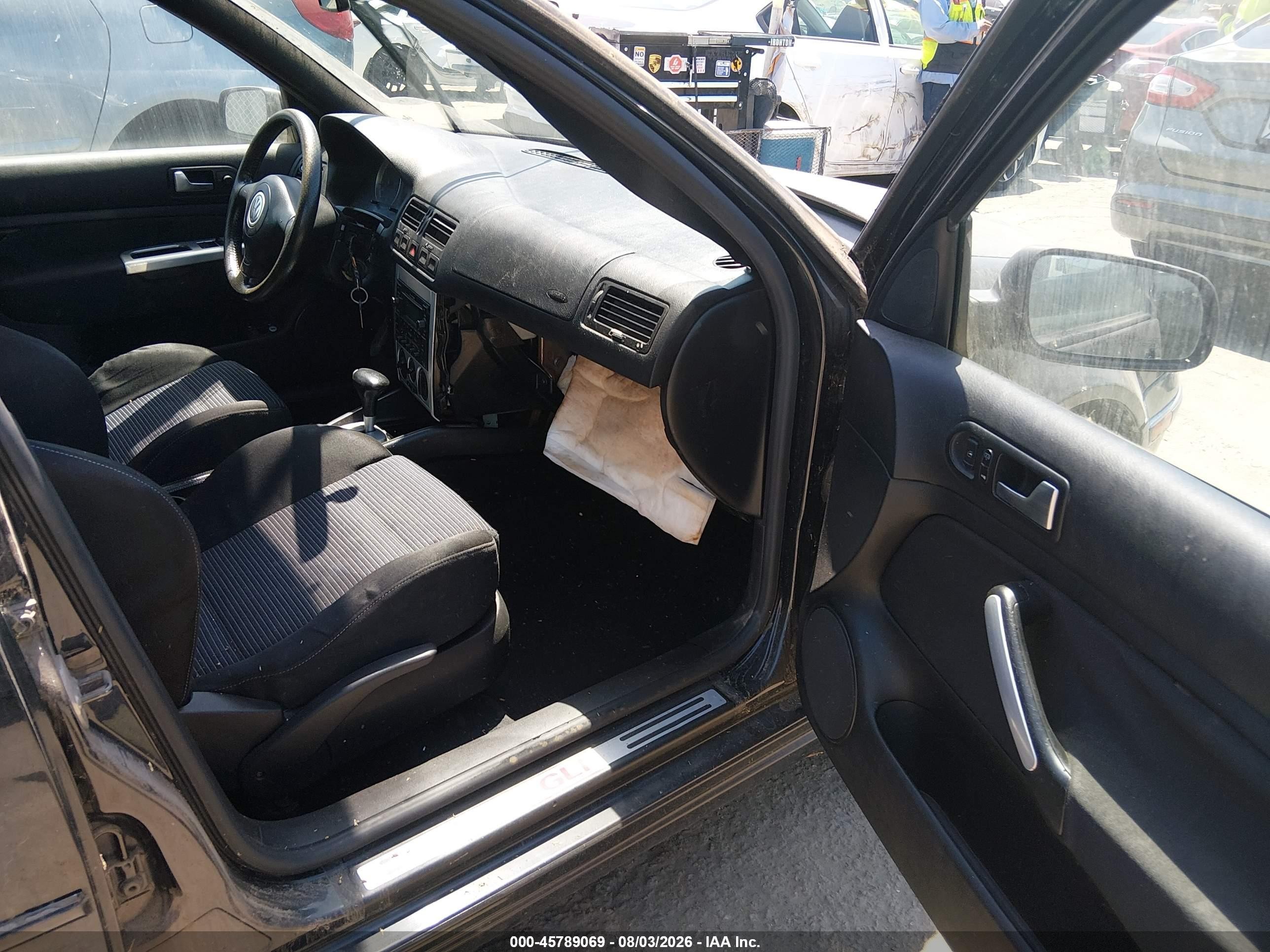 2005 Volkswagen Jetta Gli 1.8t Dark Blue vin: 3VWSE69M55M057282