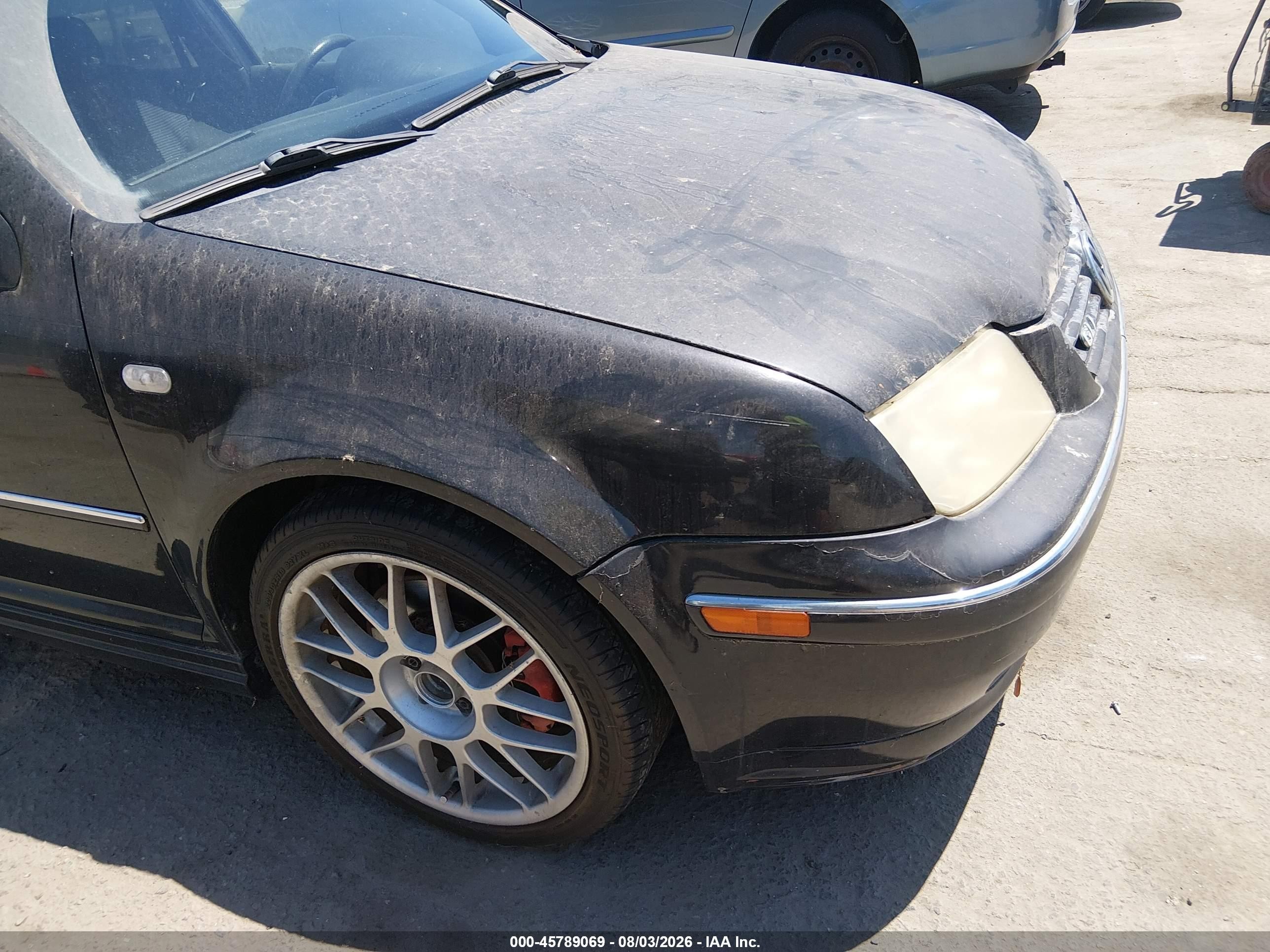 2005 Volkswagen Jetta Gli 1.8t Dark Blue vin: 3VWSE69M55M057282