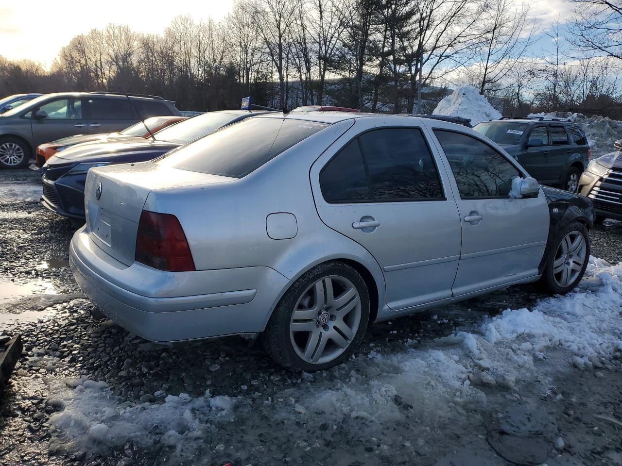 2002 Volkswagen Jetta Gls Silver vin: 3VWSE69M62M100250