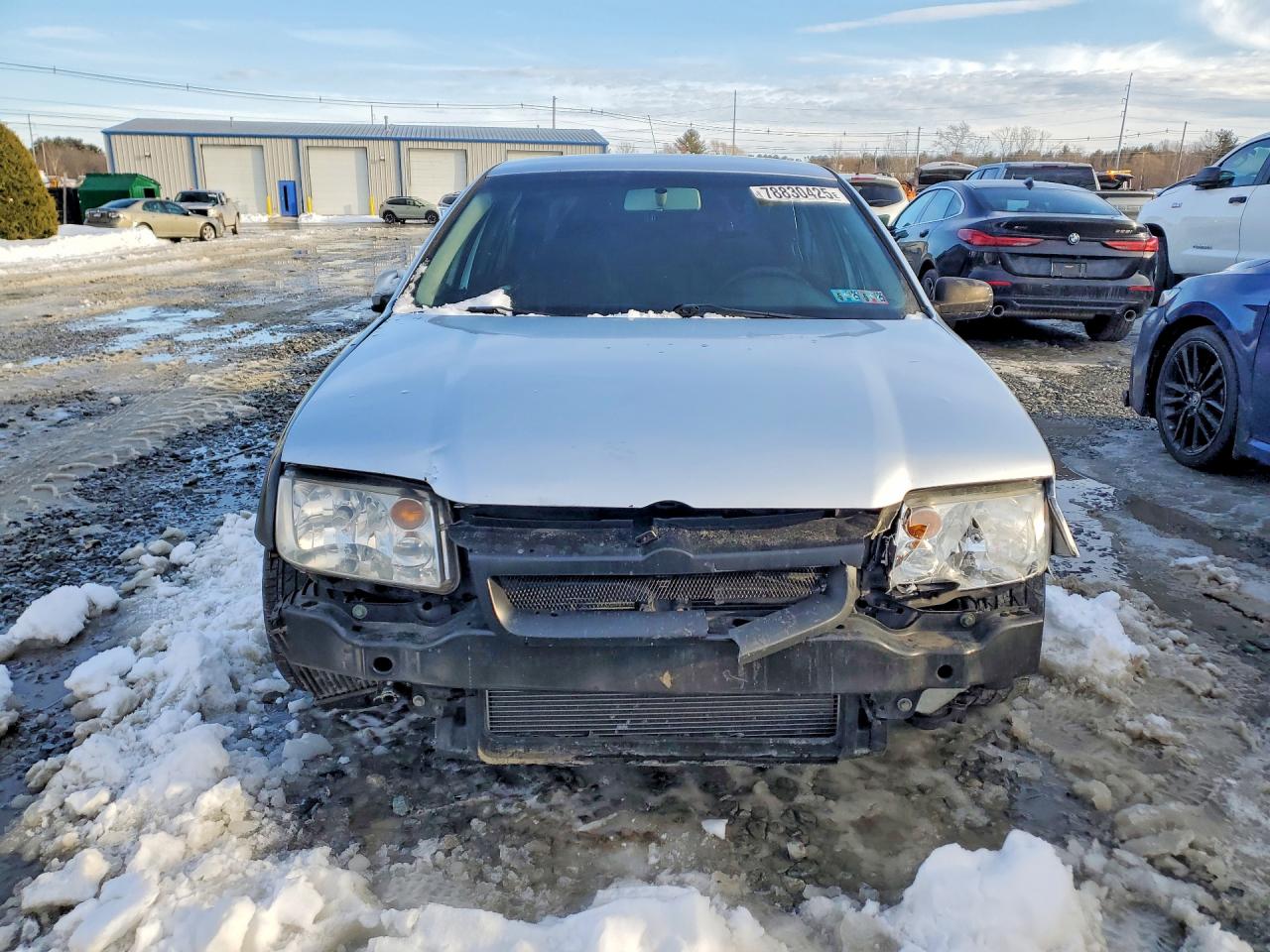 2002 Volkswagen Jetta Gls Silver vin: 3VWSE69M62M100250