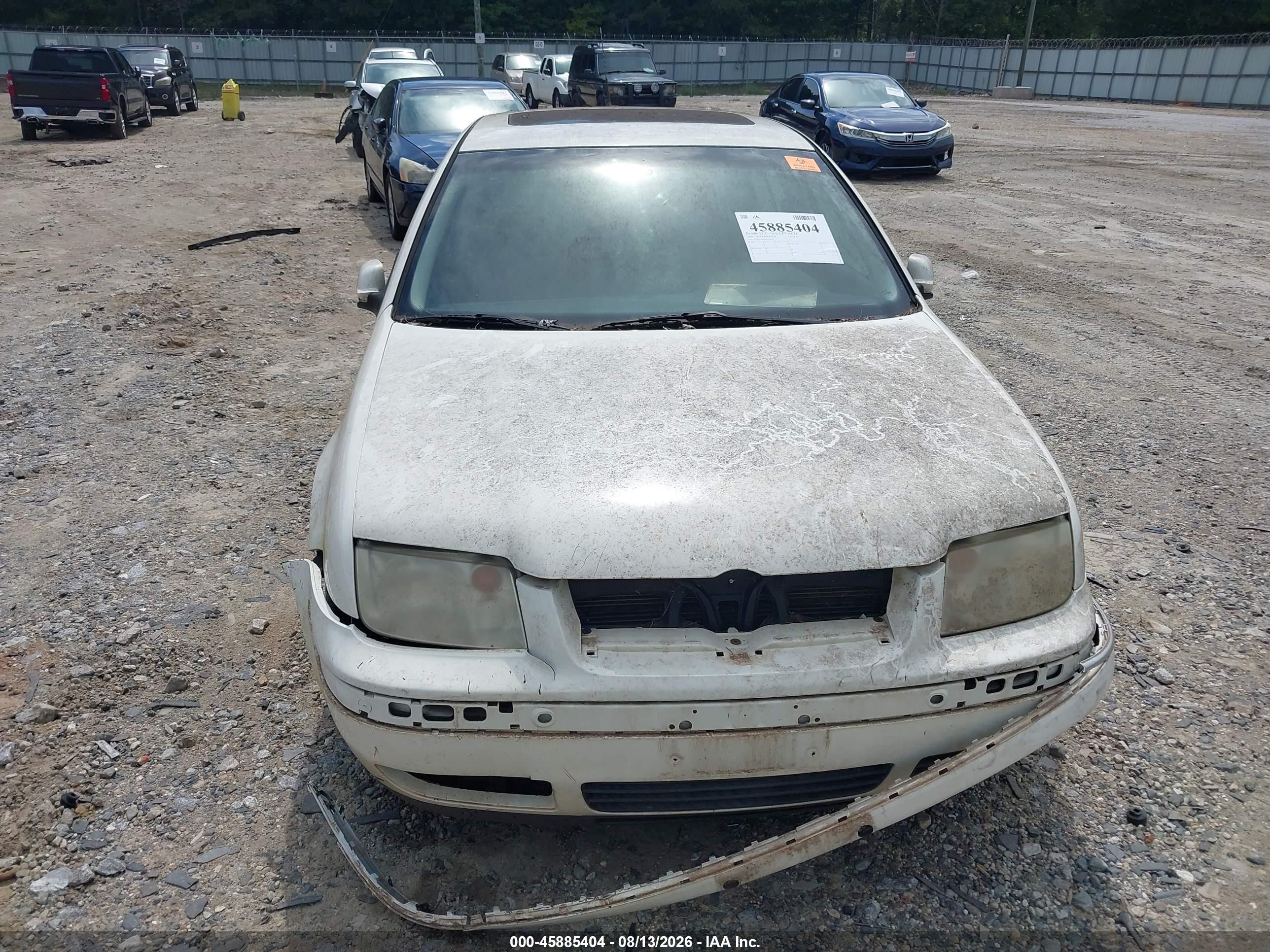 2004 Volkswagen Jetta Gls 1.8t White vin: 3VWSE69M64M106701