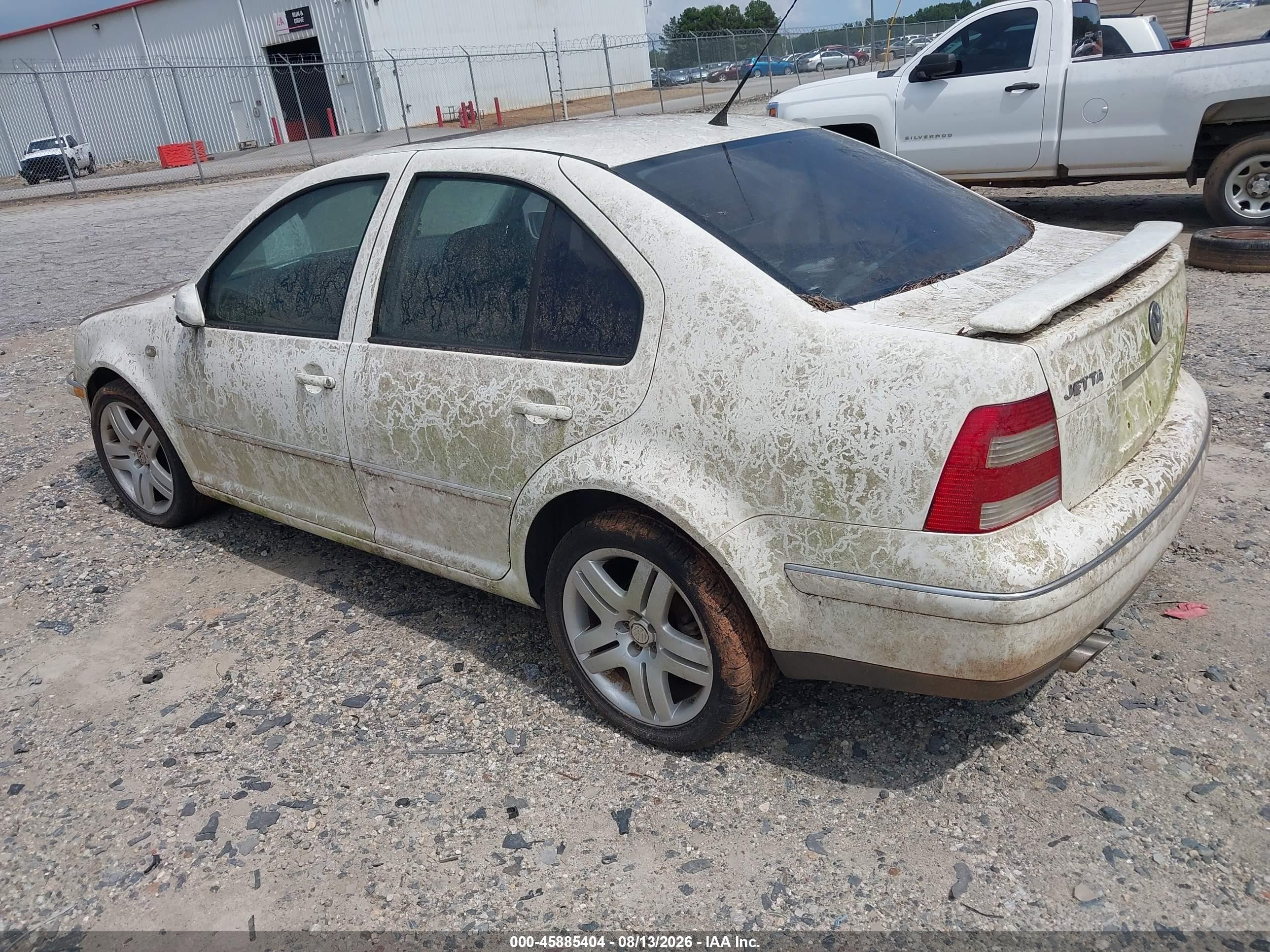 2004 Volkswagen Jetta Gls 1.8t White vin: 3VWSE69M64M106701