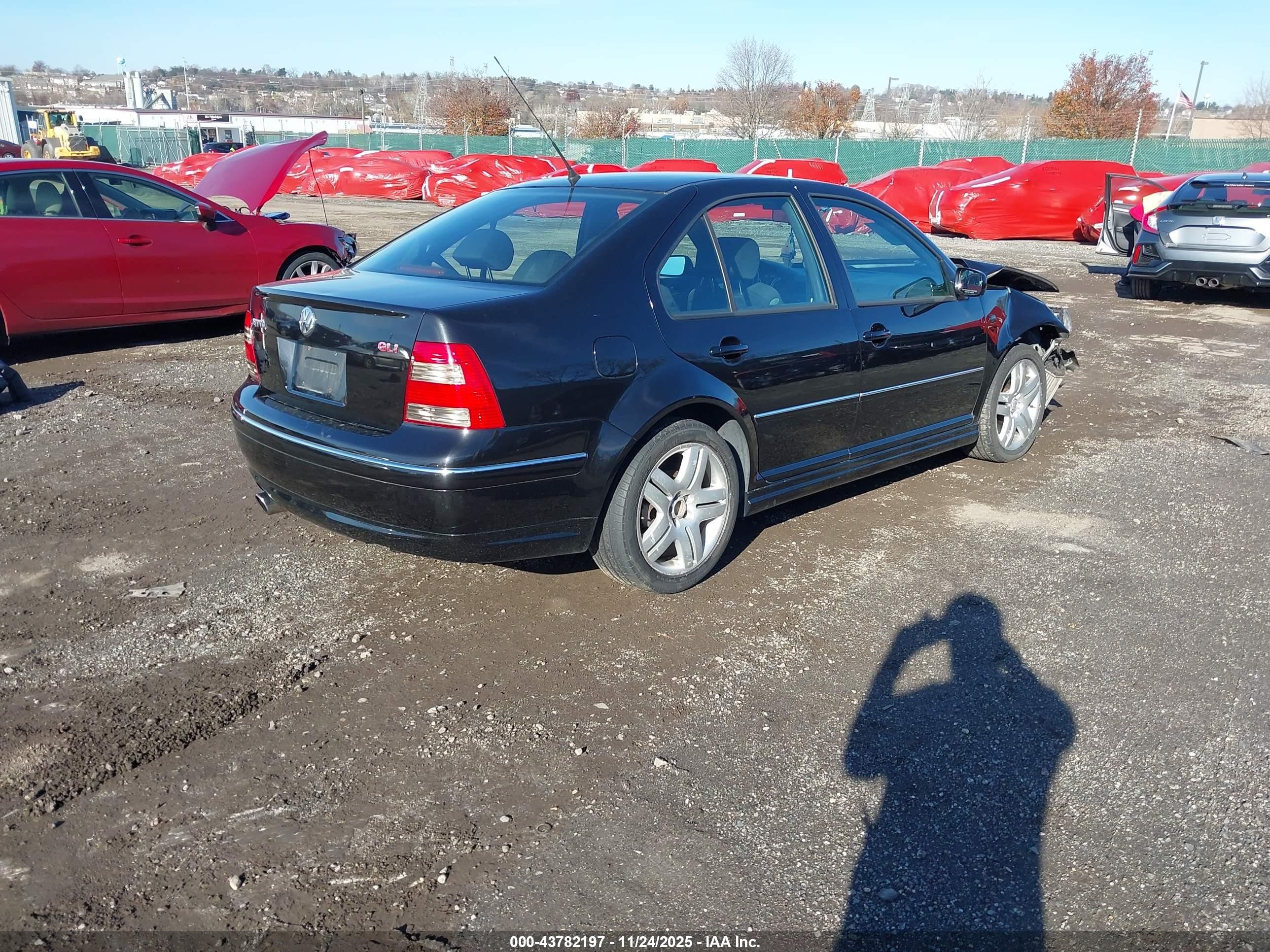 2004 Volkswagen Jetta Gli 1.8t Black vin: 3VWSE69M64M147121